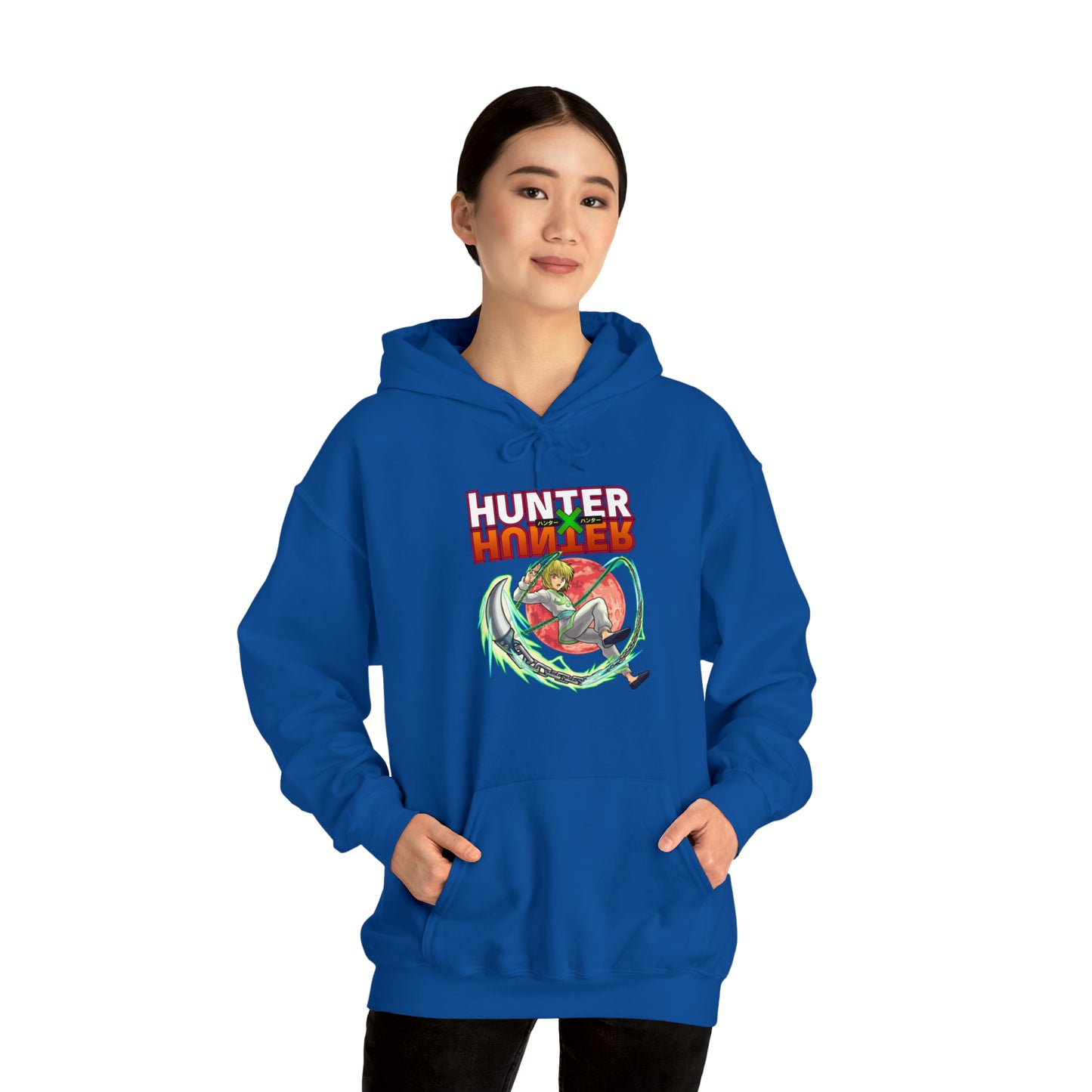 3MLLC | Kurapika Hunter X Hunter Anime Manga Hoodie Unisex Heavy Blend™ Hooded Sweatshirt