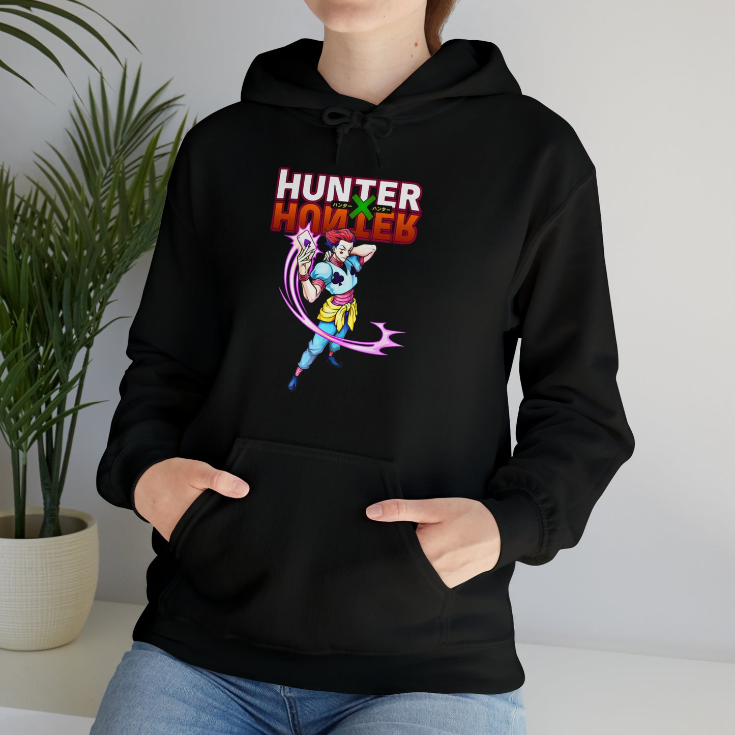 3MLLC | Hisoka Hunter x Hunter Anime Manga Unisex Heavy Blend™ Hooded Sweatshirt
