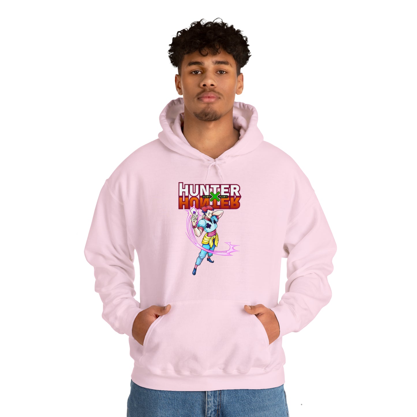 3MLLC | Hisoka Hunter x Hunter Anime Manga Unisex Heavy Blend™ Hooded Sweatshirt