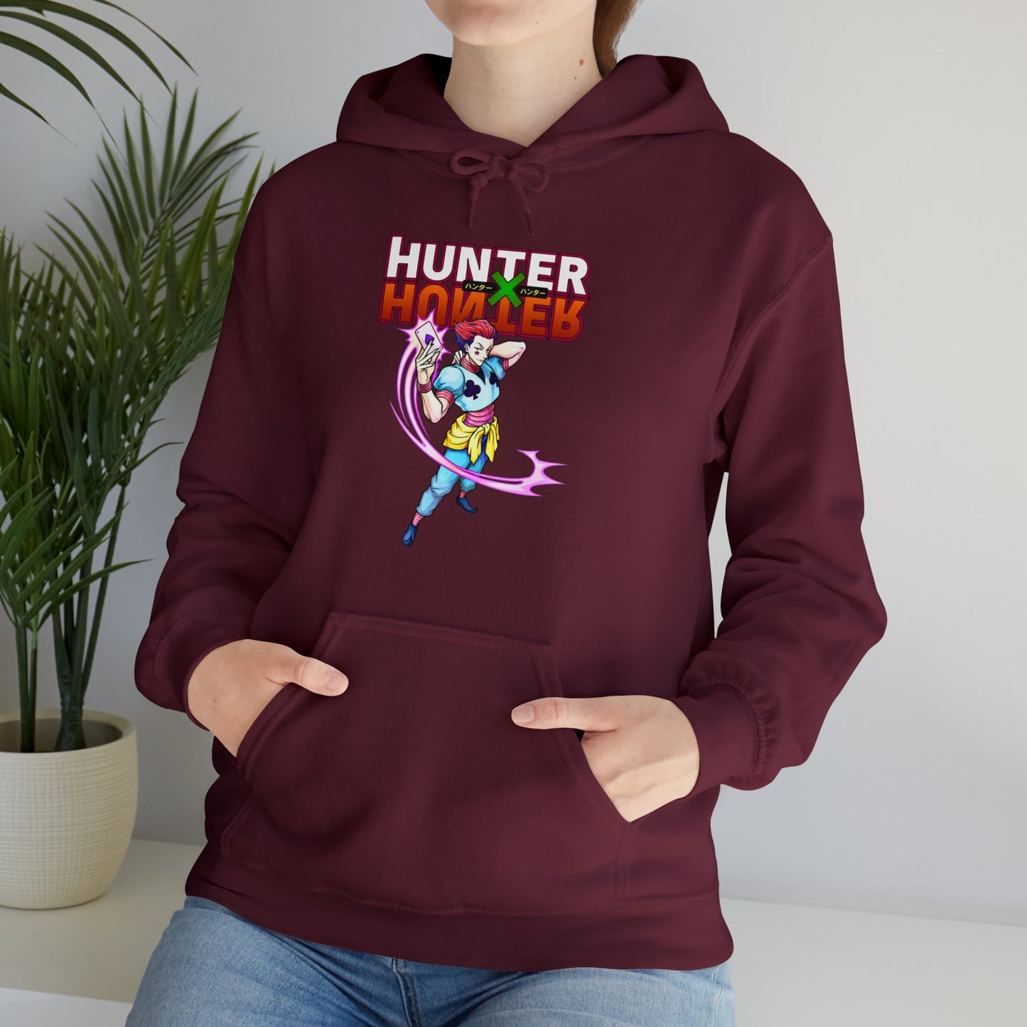 3MLLC | Hisoka Hunter x Hunter Anime Manga Unisex Heavy Blend™ Hooded Sweatshirt