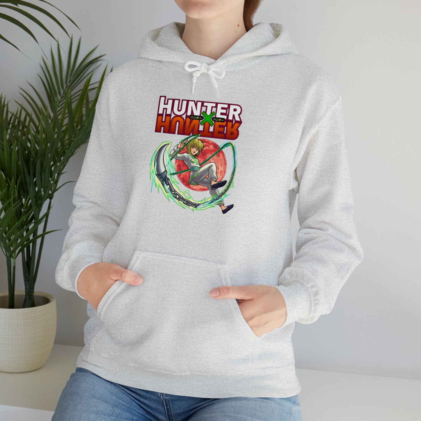 3MLLC | Kurapika Hunter X Hunter Anime Manga Hoodie Unisex Heavy Blend™ Hooded Sweatshirt