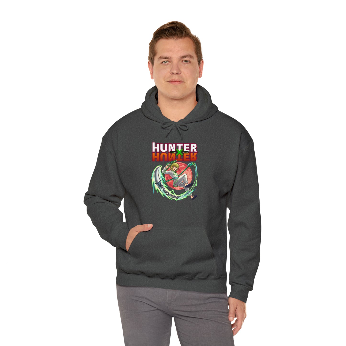 3MLLC | Kurapika Hunter X Hunter Anime Manga Hoodie Unisex Heavy Blend™ Hooded Sweatshirt