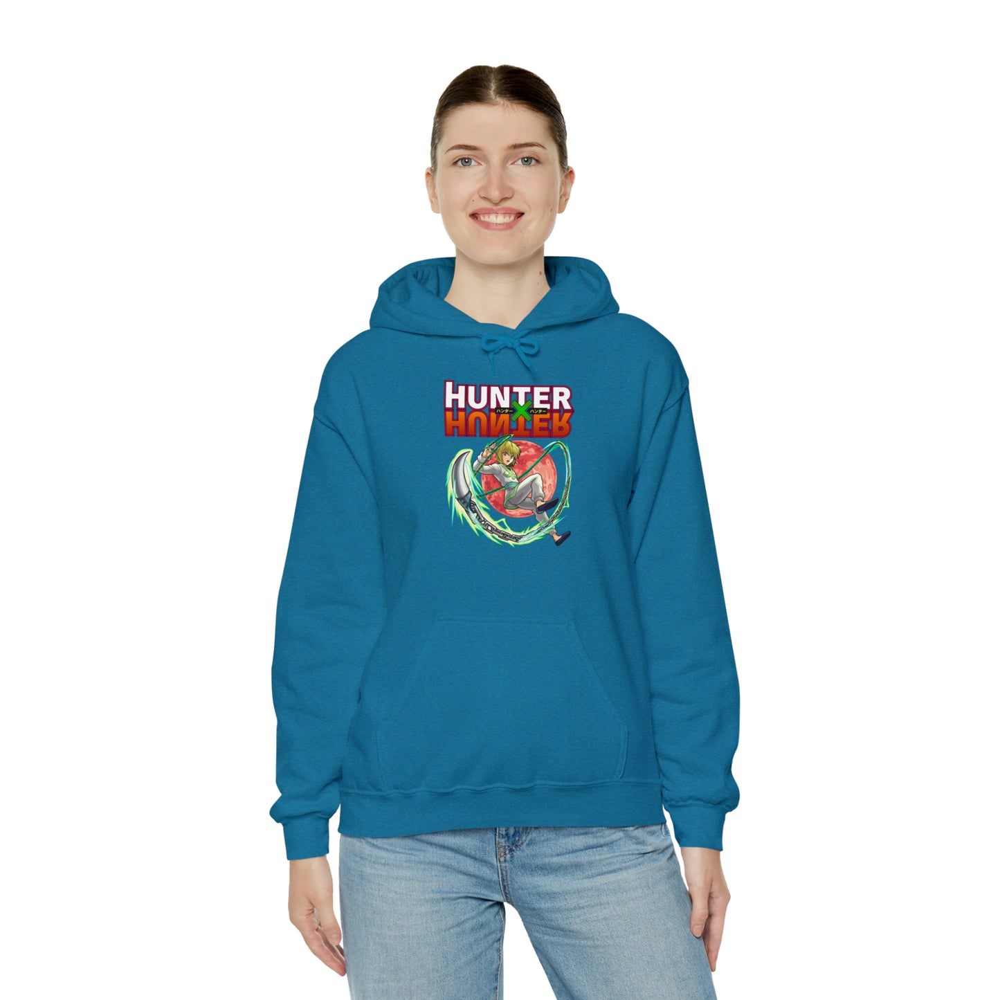 3MLLC | Kurapika Hunter X Hunter Anime Manga Hoodie Unisex Heavy Blend™ Hooded Sweatshirt