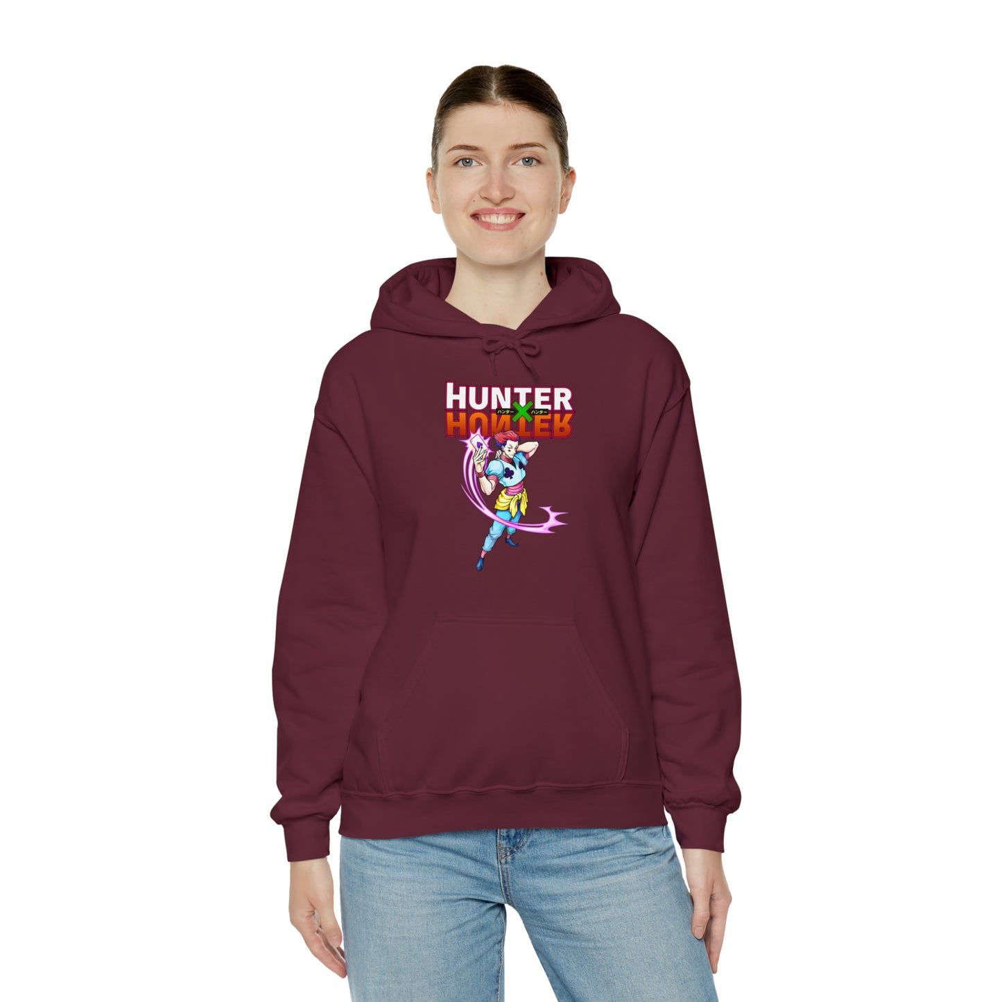 3MLLC | Hisoka Hunter x Hunter Anime Manga Unisex Heavy Blend™ Hooded Sweatshirt