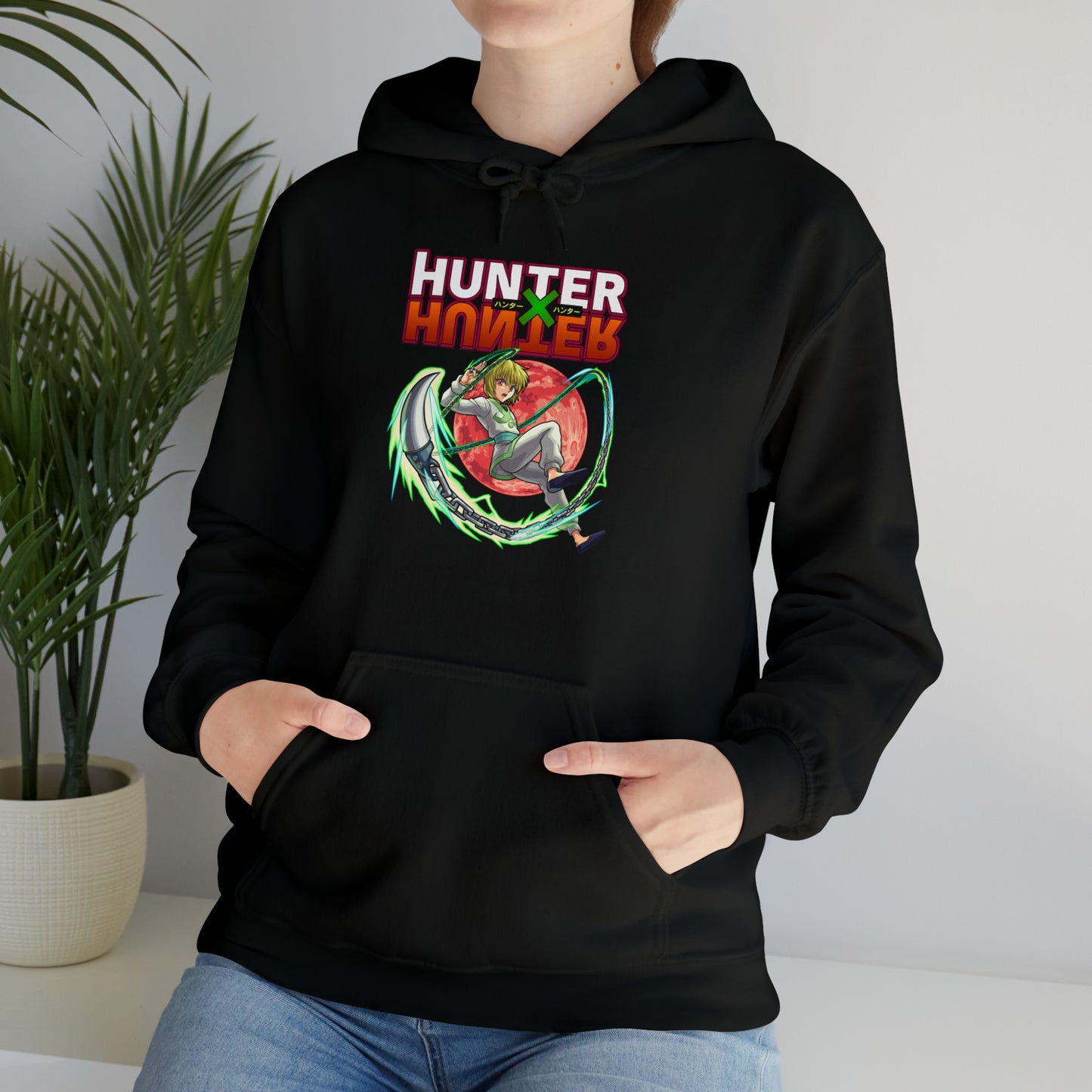3MLLC | Kurapika Hunter X Hunter Anime Manga Hoodie Unisex Heavy Blend™ Hooded Sweatshirt