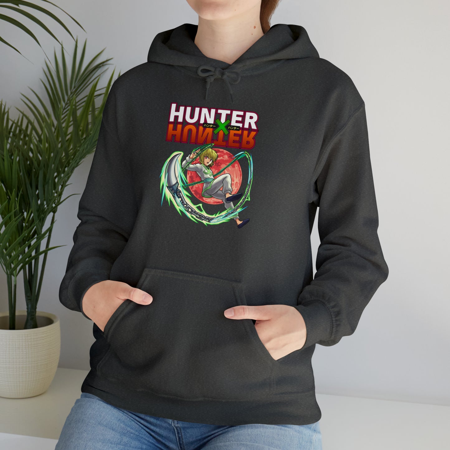 3MLLC | Kurapika Hunter X Hunter Anime Manga Hoodie Unisex Heavy Blend™ Hooded Sweatshirt