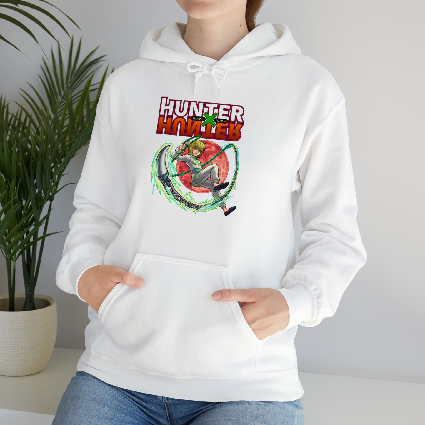 3MLLC | Kurapika Hunter X Hunter Anime Manga Hoodie Unisex Heavy Blend™ Hooded Sweatshirt