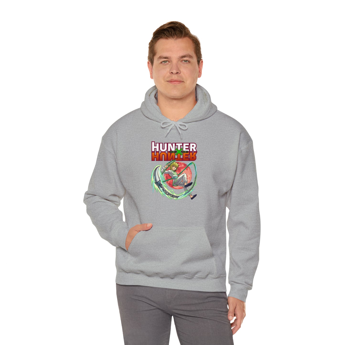 3MLLC | Kurapika Hunter X Hunter Anime Manga Hoodie Unisex Heavy Blend™ Hooded Sweatshirt