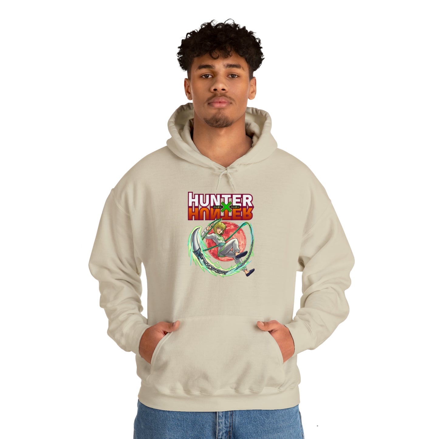 3MLLC | Kurapika Hunter X Hunter Anime Manga Hoodie Unisex Heavy Blend™ Hooded Sweatshirt