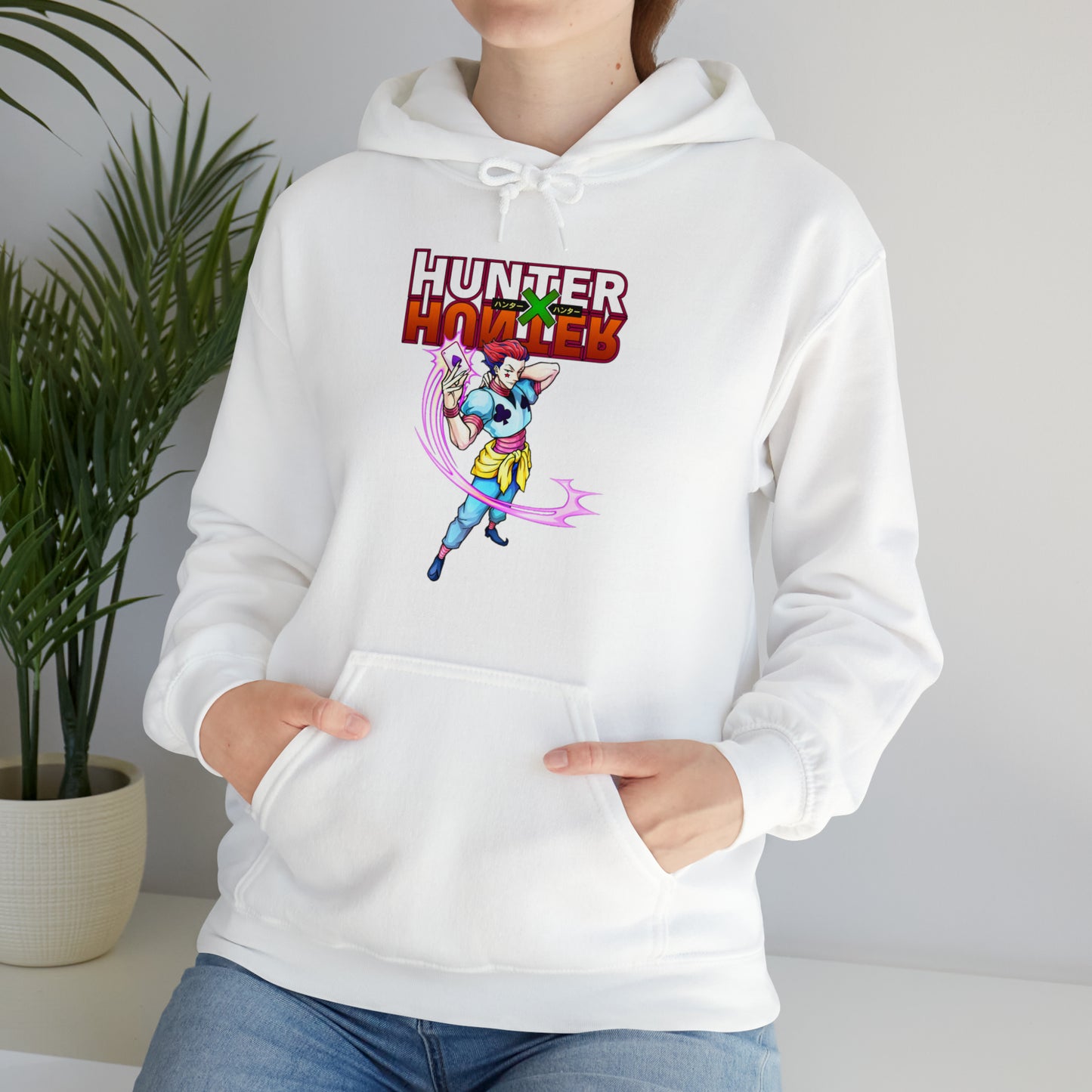 3MLLC | Hisoka Hunter x Hunter Anime Manga Unisex Heavy Blend™ Hooded Sweatshirt