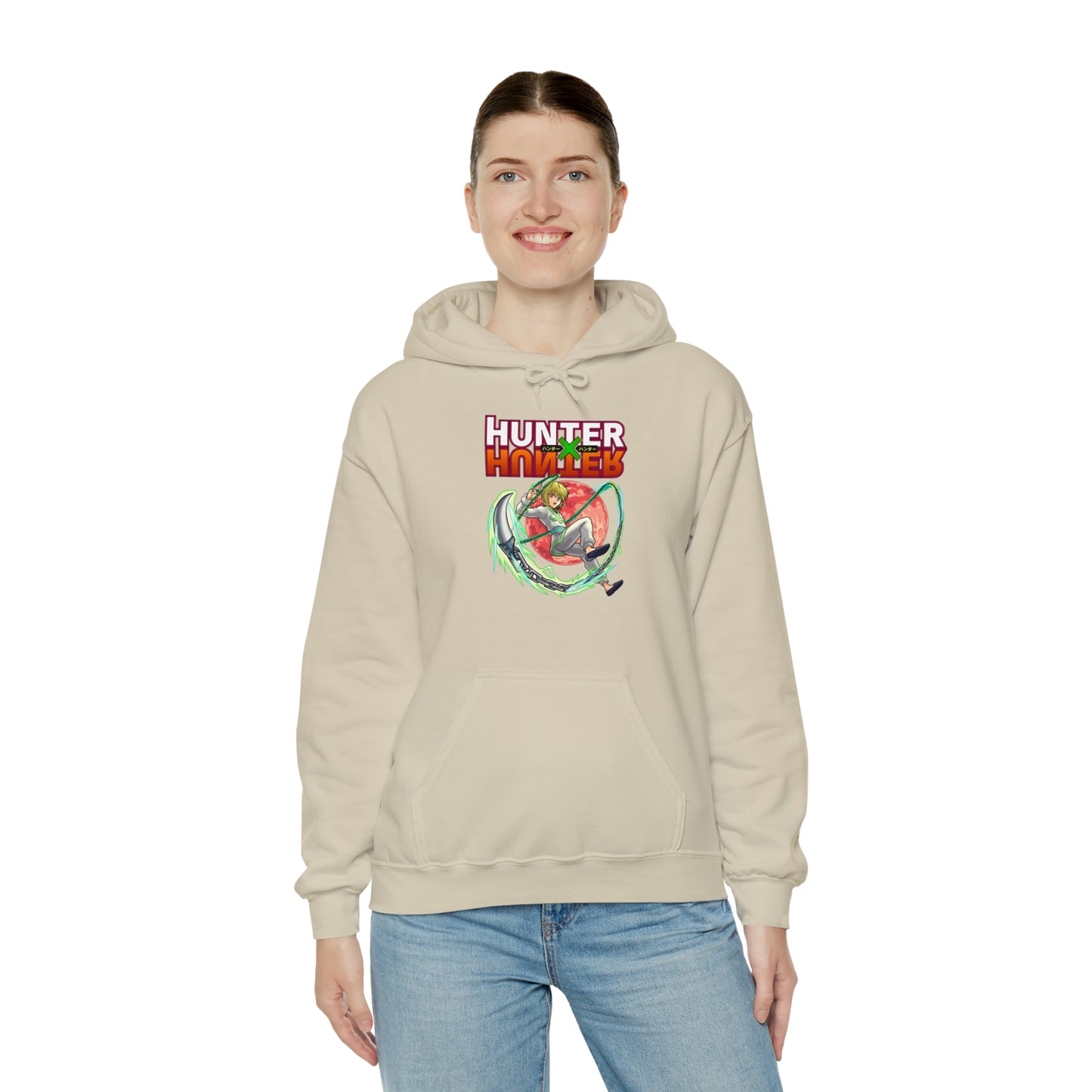 3MLLC | Kurapika Hunter X Hunter Anime Manga Hoodie Unisex Heavy Blend™ Hooded Sweatshirt