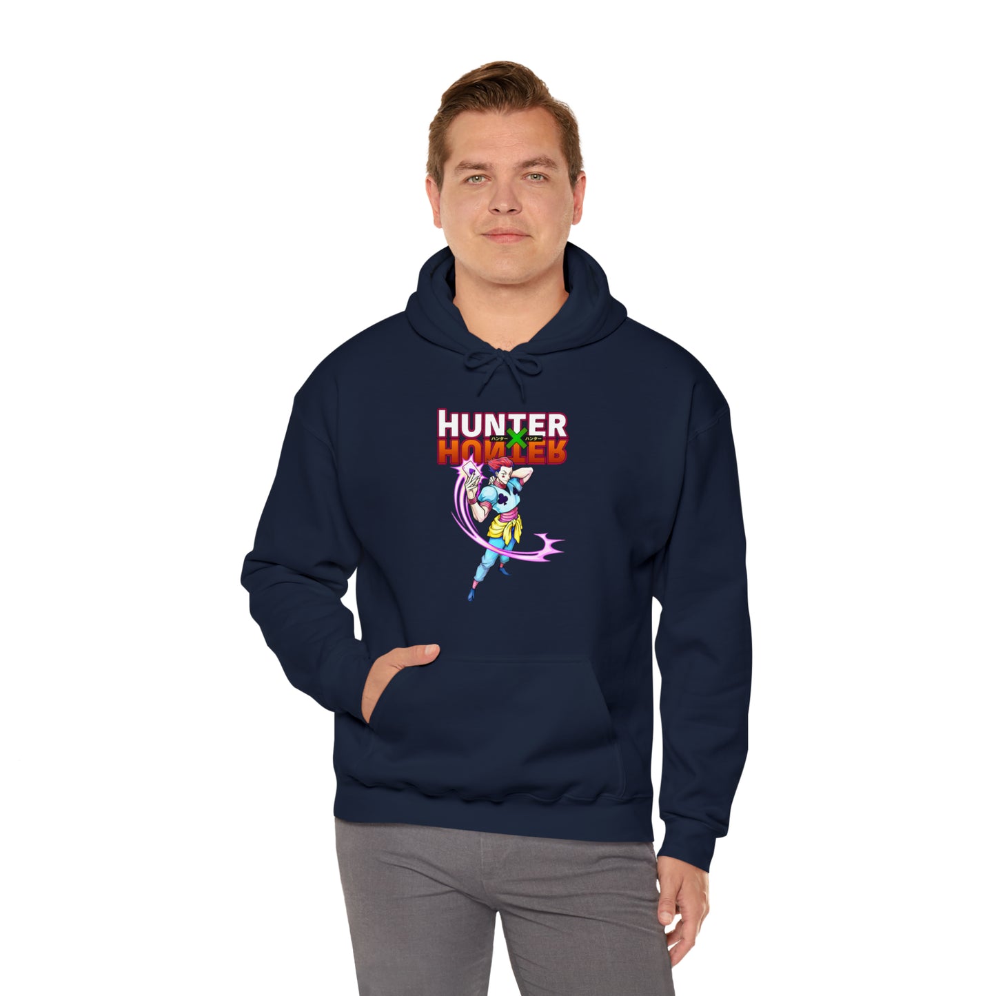 3MLLC | Hisoka Hunter x Hunter Anime Manga Unisex Heavy Blend™ Hooded Sweatshirt