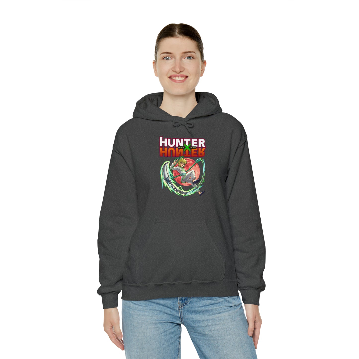 3MLLC | Kurapika Hunter X Hunter Anime Manga Hoodie Unisex Heavy Blend™ Hooded Sweatshirt