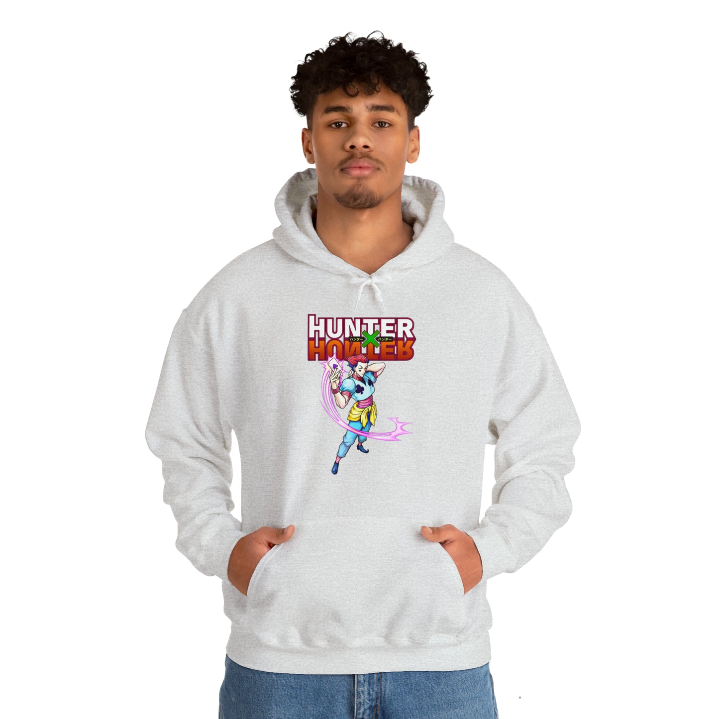 3MLLC | Hisoka Hunter x Hunter Anime Manga Unisex Heavy Blend™ Hooded Sweatshirt
