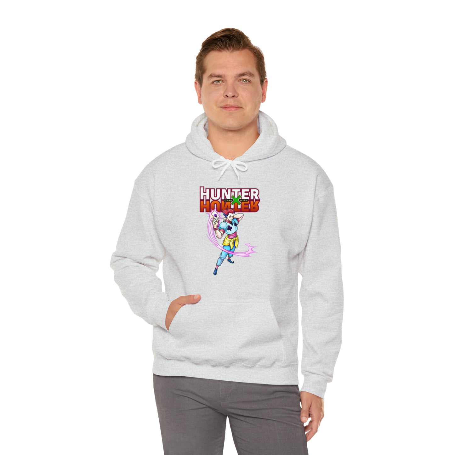 3MLLC | Hisoka Hunter x Hunter Anime Manga Unisex Heavy Blend™ Hooded Sweatshirt