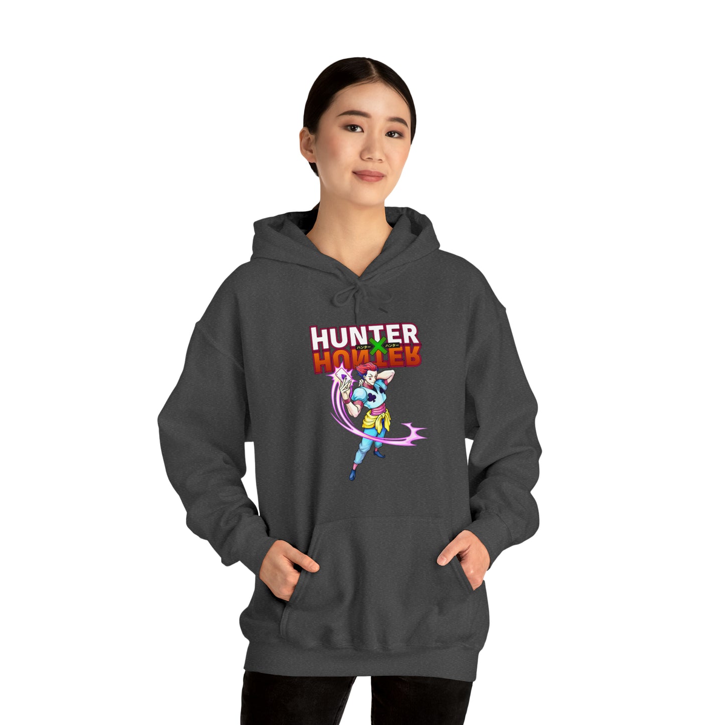 3MLLC | Hisoka Hunter x Hunter Anime Manga Unisex Heavy Blend™ Hooded Sweatshirt