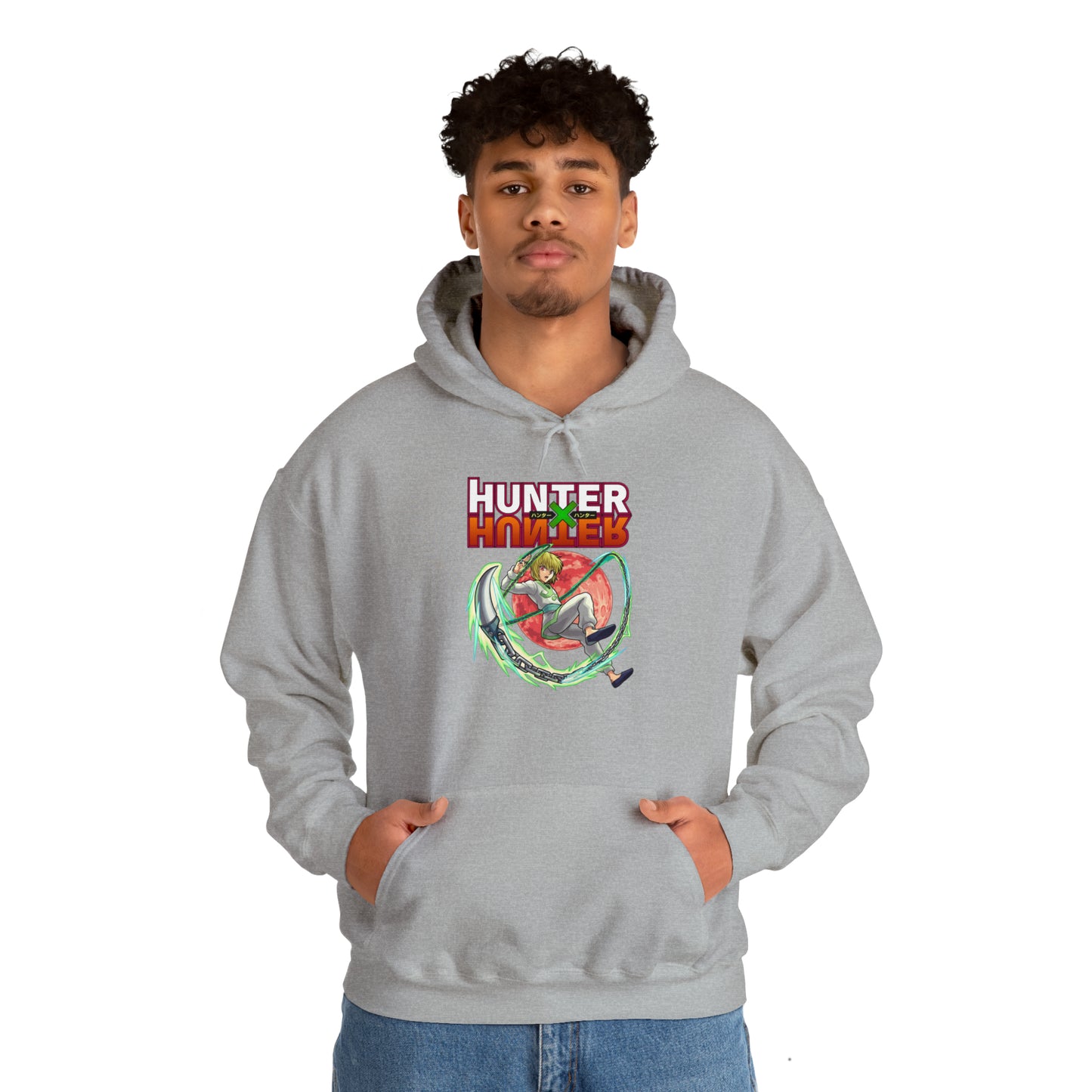 3MLLC | Kurapika Hunter X Hunter Anime Manga Hoodie Unisex Heavy Blend™ Hooded Sweatshirt