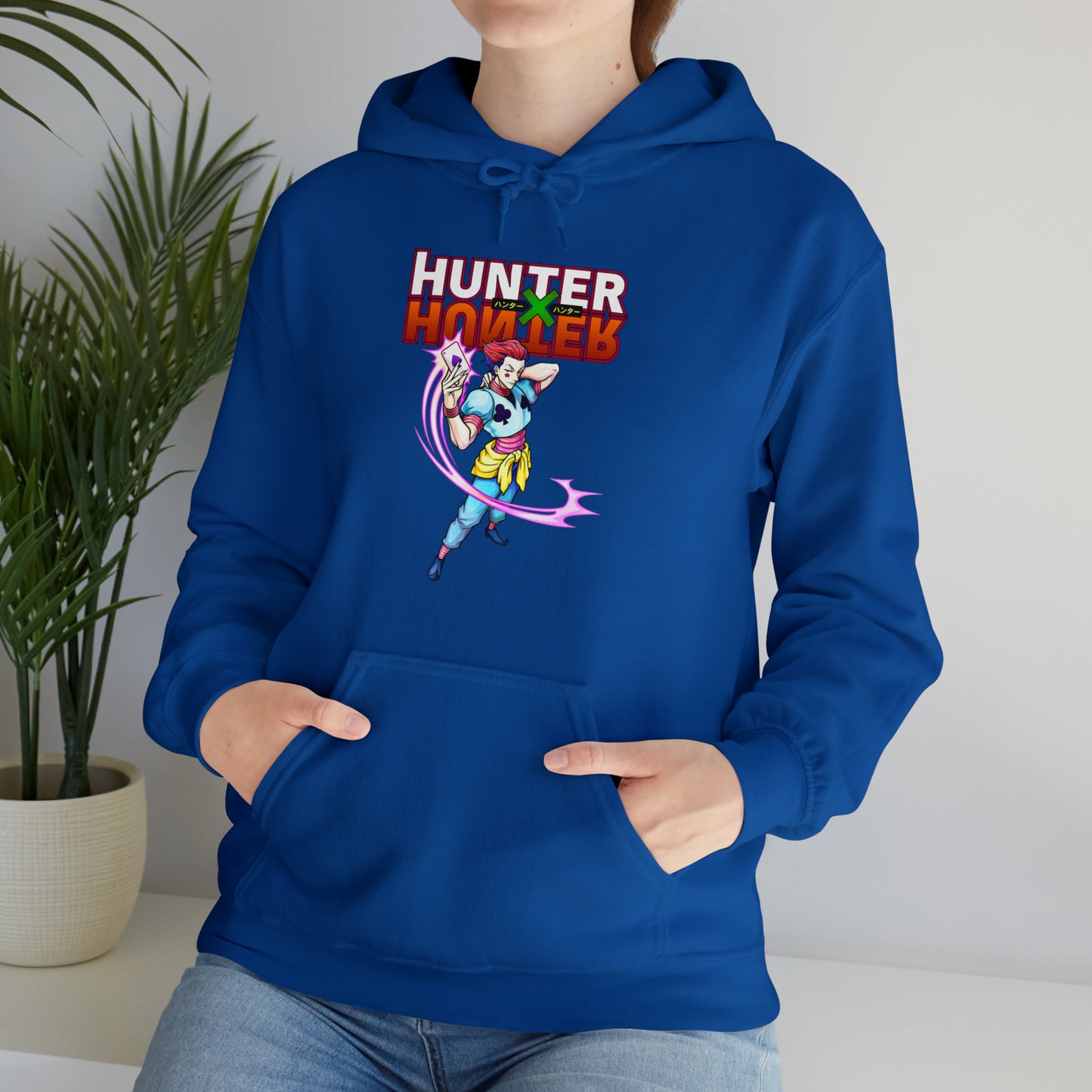 3MLLC | Hisoka Hunter x Hunter Anime Manga Unisex Heavy Blend™ Hooded Sweatshirt