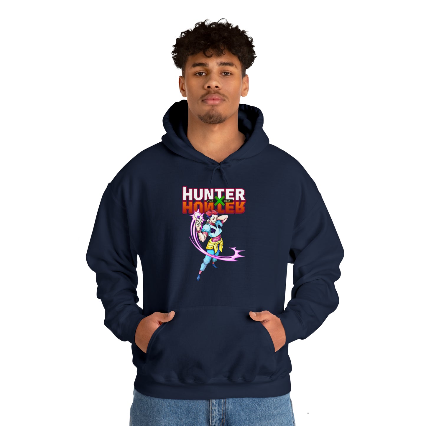3MLLC | Hisoka Hunter x Hunter Anime Manga Unisex Heavy Blend™ Hooded Sweatshirt