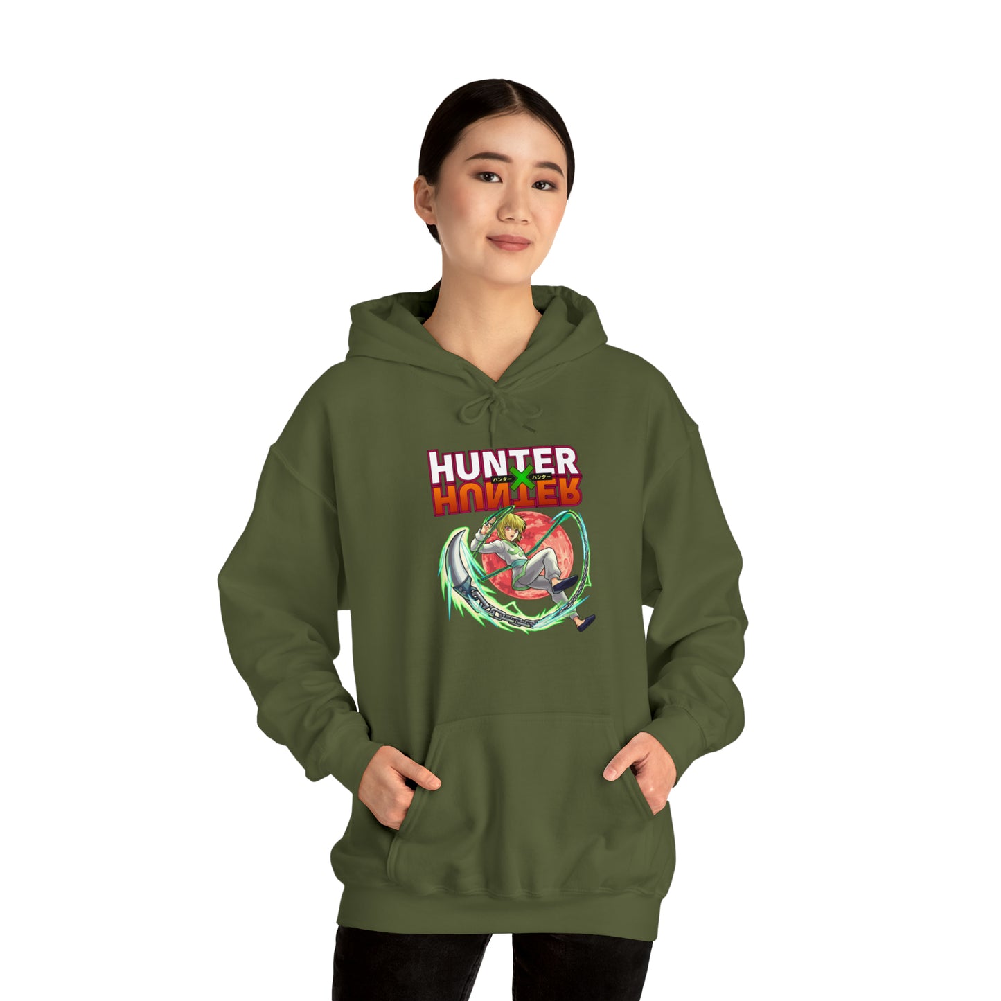 3MLLC | Kurapika Hunter X Hunter Anime Manga Hoodie Unisex Heavy Blend™ Hooded Sweatshirt