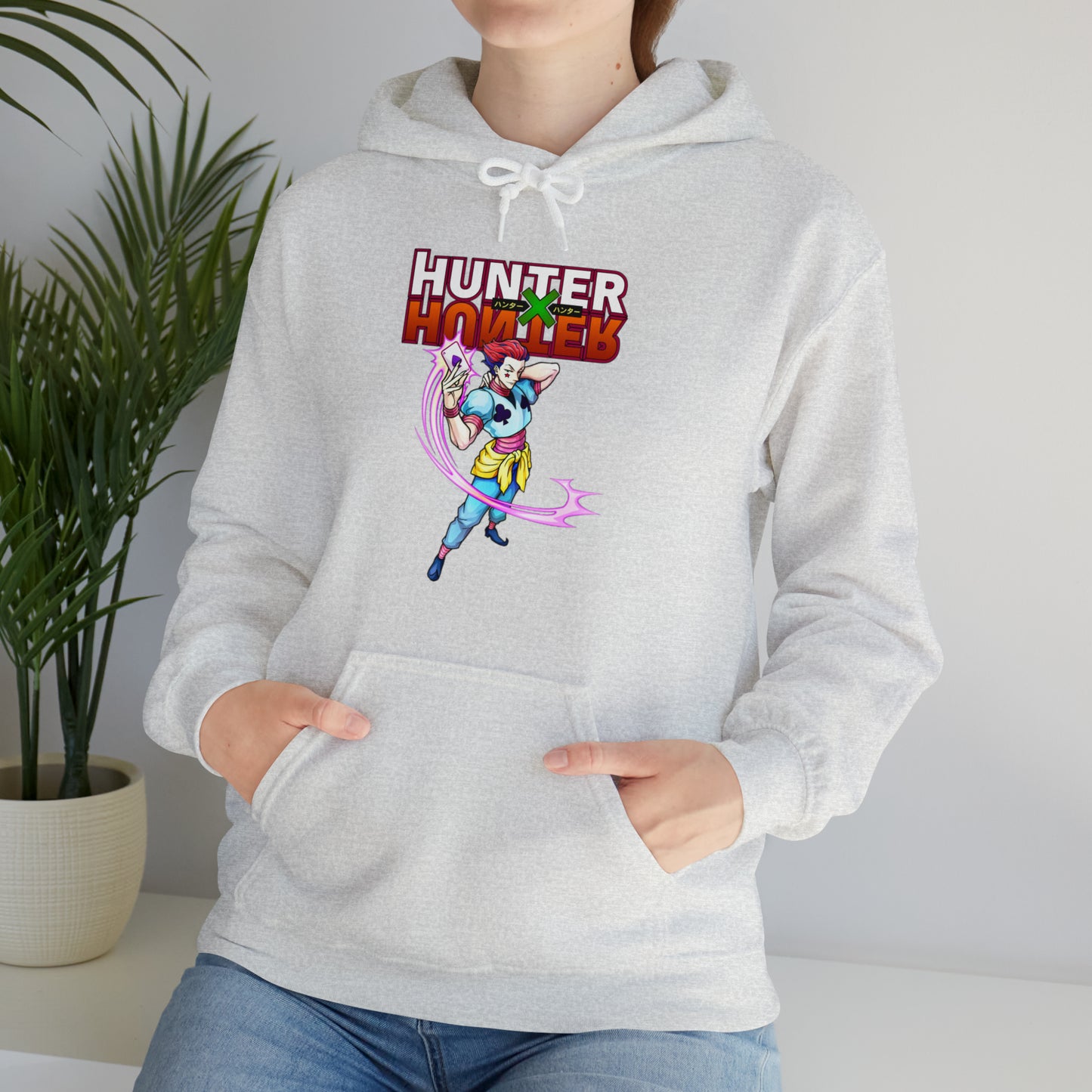 3MLLC | Hisoka Hunter x Hunter Anime Manga Unisex Heavy Blend™ Hooded Sweatshirt