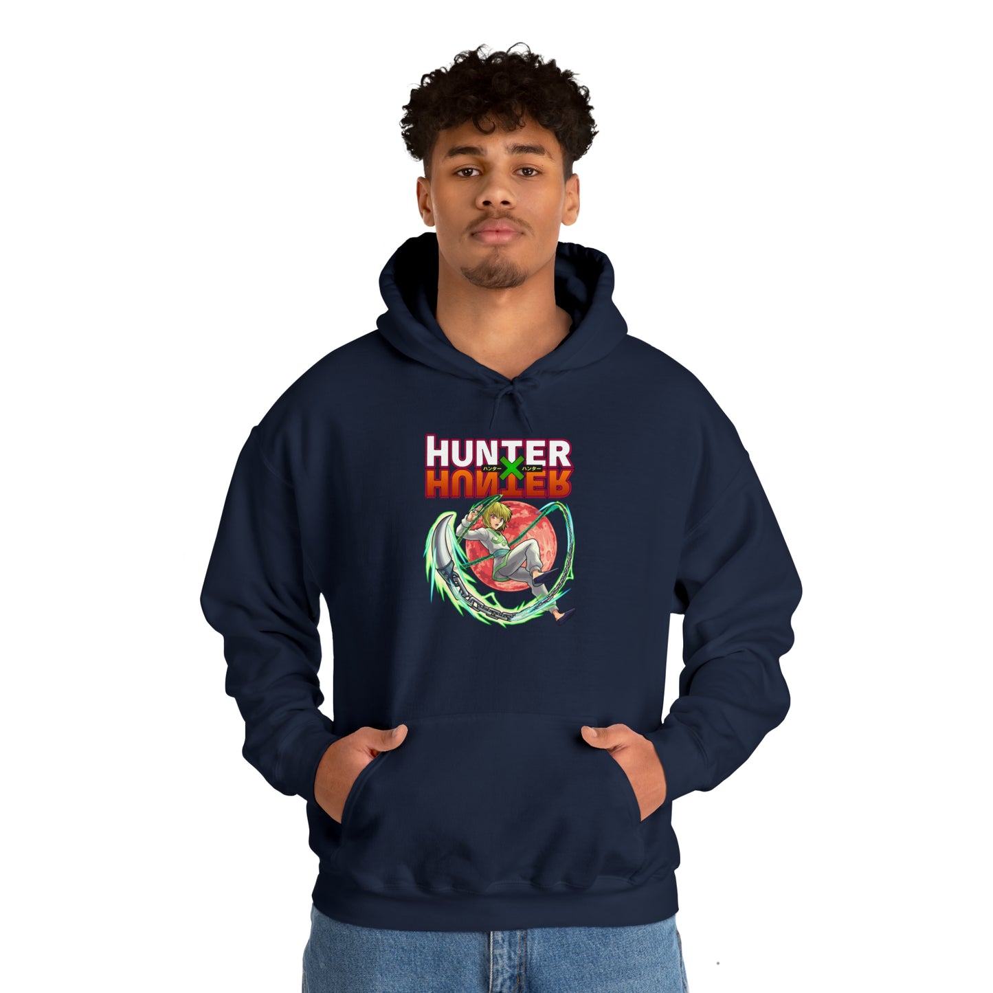 3MLLC | Kurapika Hunter X Hunter Anime Manga Hoodie Unisex Heavy Blend™ Hooded Sweatshirt