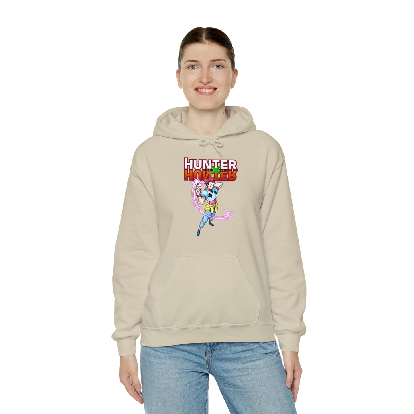 3MLLC | Hisoka Hunter x Hunter Anime Manga Unisex Heavy Blend™ Hooded Sweatshirt