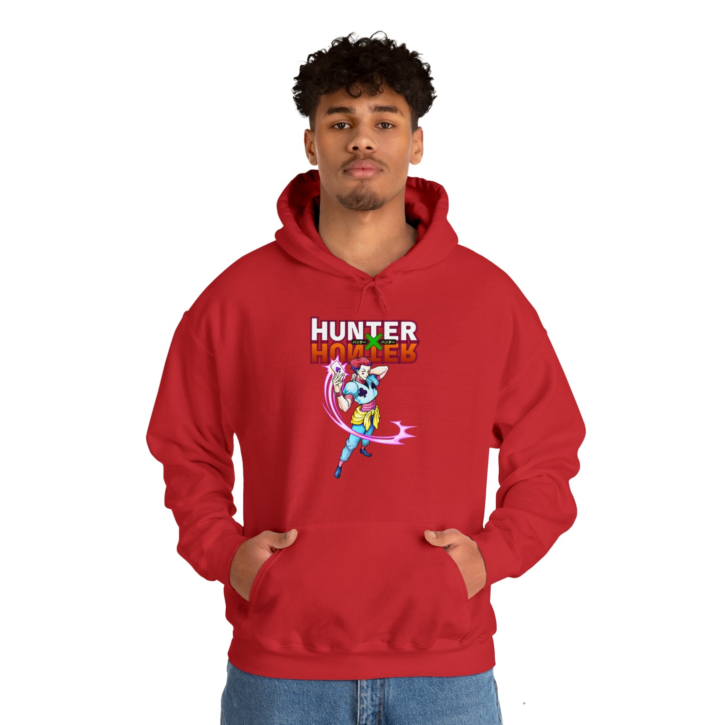 3MLLC | Hisoka Hunter x Hunter Anime Manga Unisex Heavy Blend™ Hooded Sweatshirt