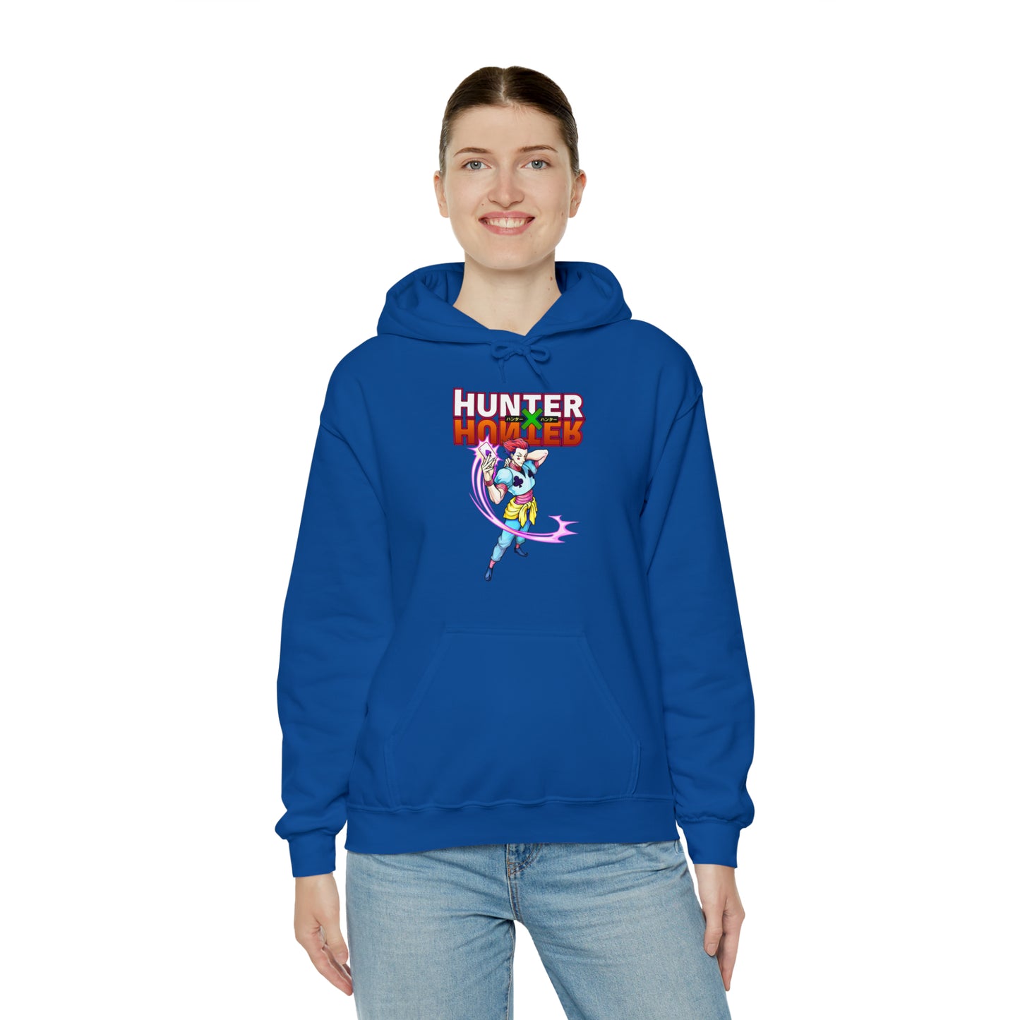 3MLLC | Hisoka Hunter x Hunter Anime Manga Unisex Heavy Blend™ Hooded Sweatshirt