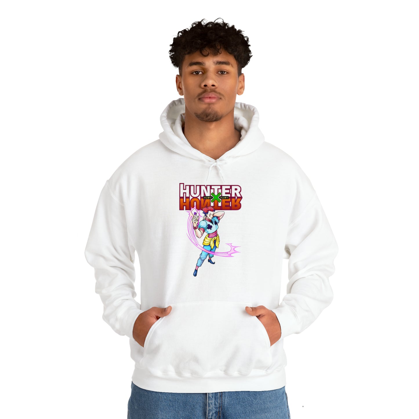 3MLLC | Hisoka Hunter x Hunter Anime Manga Unisex Heavy Blend™ Hooded Sweatshirt