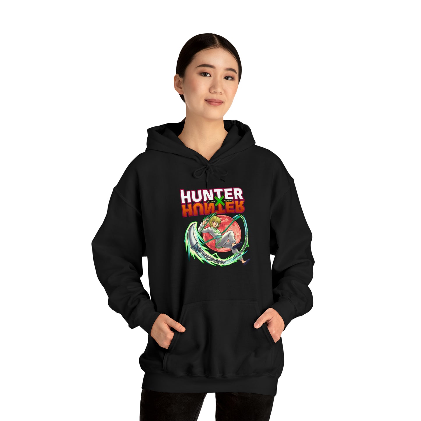 3MLLC | Kurapika Hunter X Hunter Anime Manga Hoodie Unisex Heavy Blend™ Hooded Sweatshirt