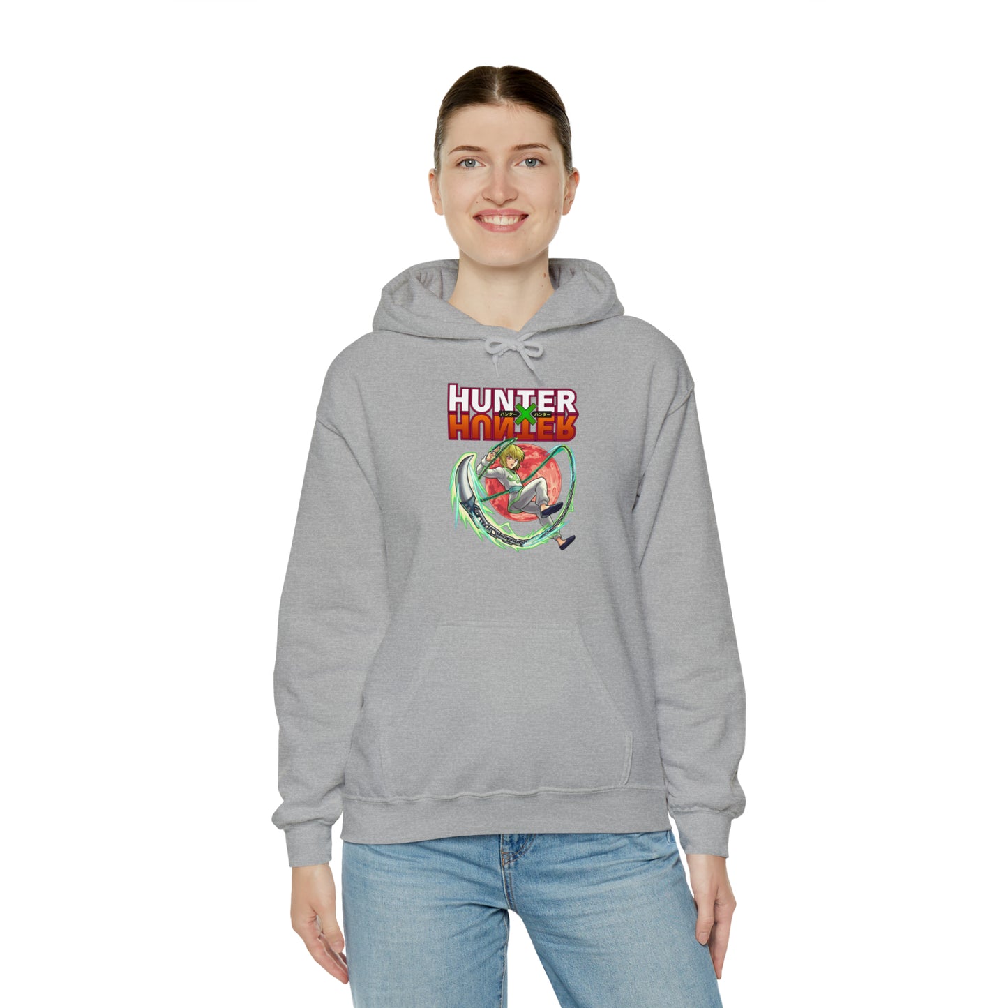 3MLLC | Kurapika Hunter X Hunter Anime Manga Hoodie Unisex Heavy Blend™ Hooded Sweatshirt