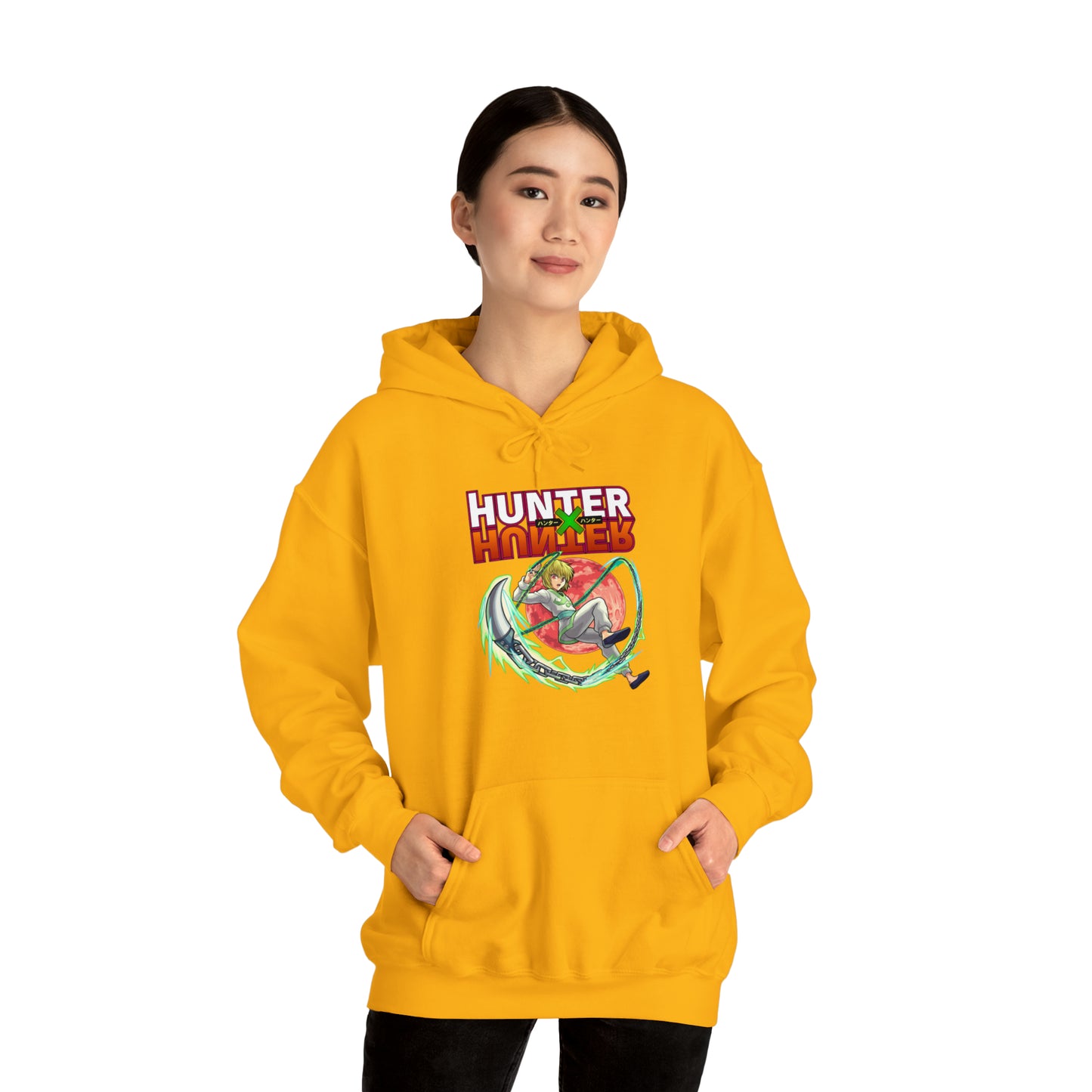 3MLLC | Kurapika Hunter X Hunter Anime Manga Hoodie Unisex Heavy Blend™ Hooded Sweatshirt