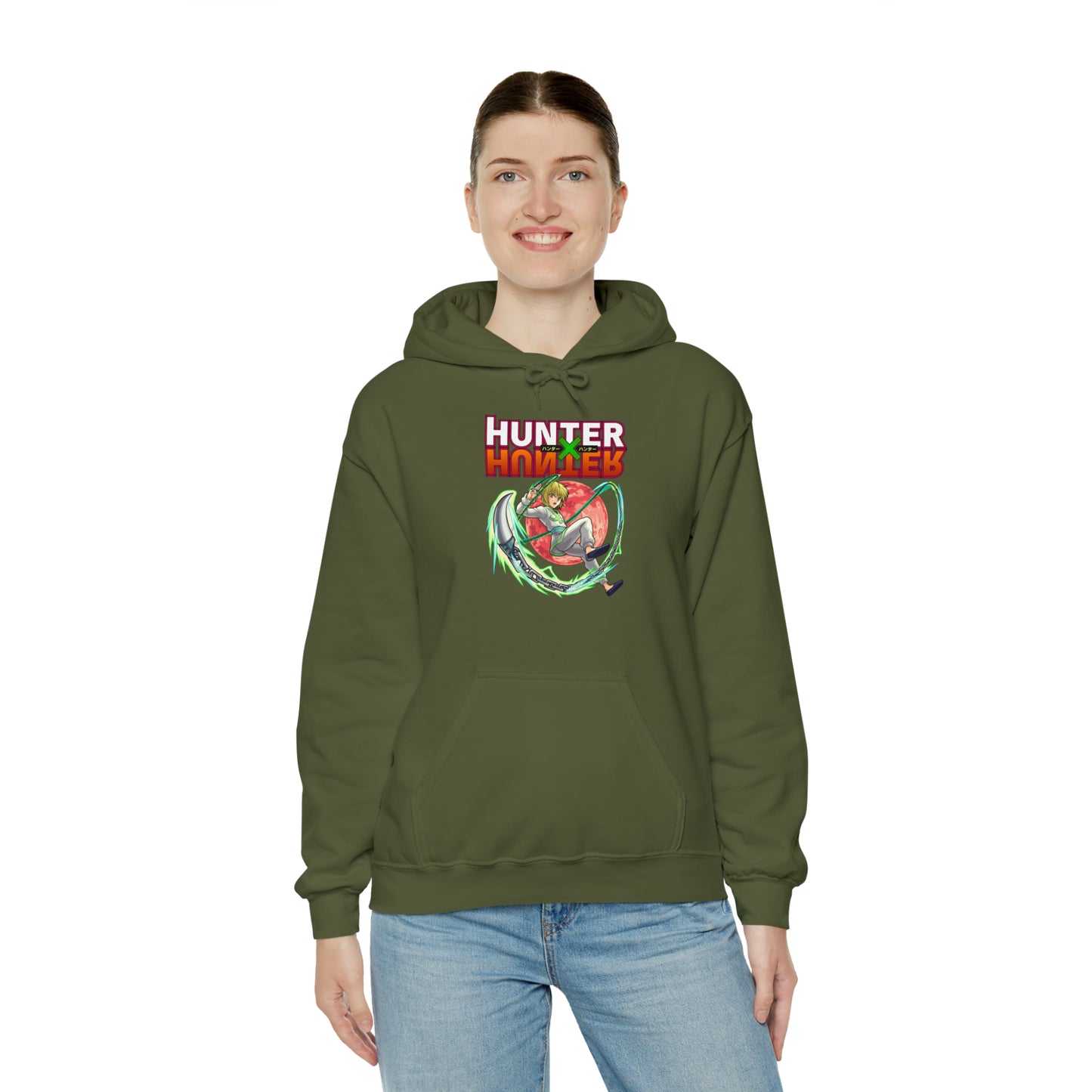 3MLLC | Kurapika Hunter X Hunter Anime Manga Hoodie Unisex Heavy Blend™ Hooded Sweatshirt