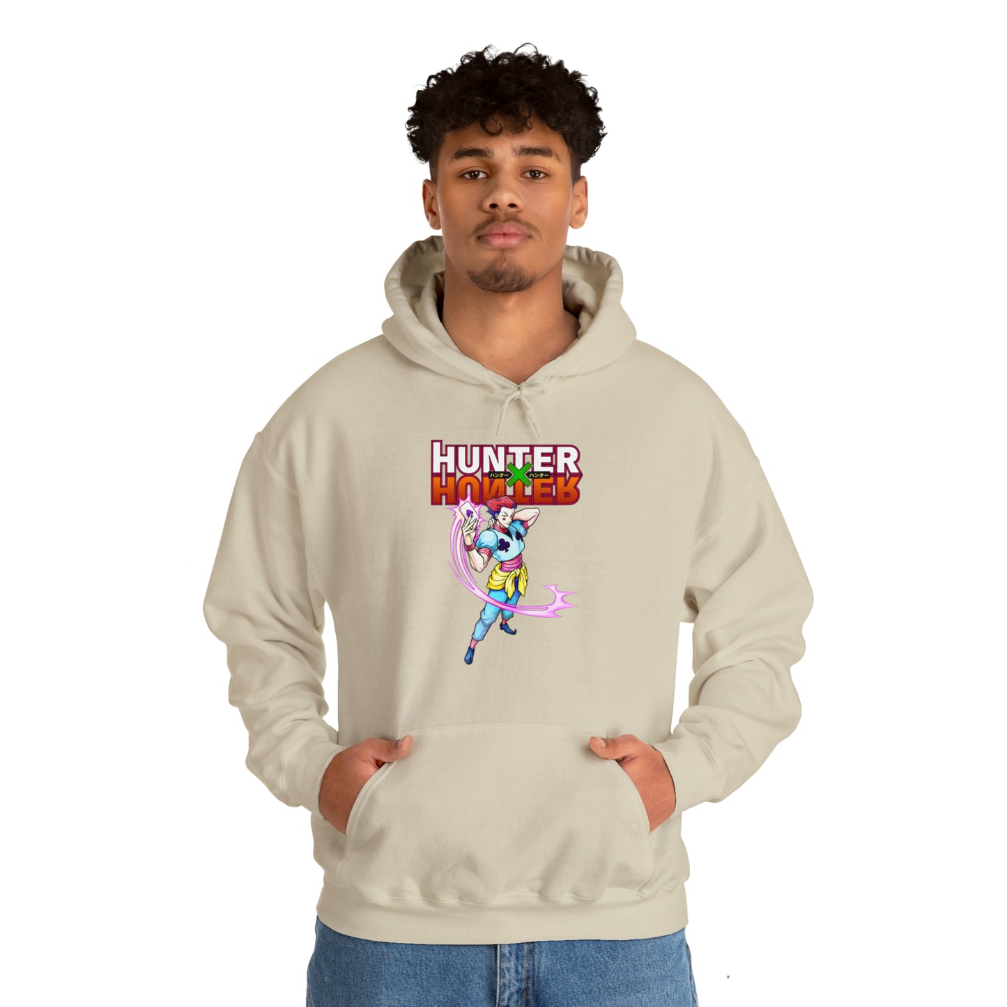 3MLLC | Hisoka Hunter x Hunter Anime Manga Unisex Heavy Blend™ Hooded Sweatshirt