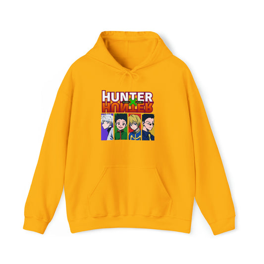 3MLLC | Hunter X Hunter Killua Gon Kurapika Leorio Anime Manga Hoodie Unisex Heavy Blend™ Hooded Sweatshirt