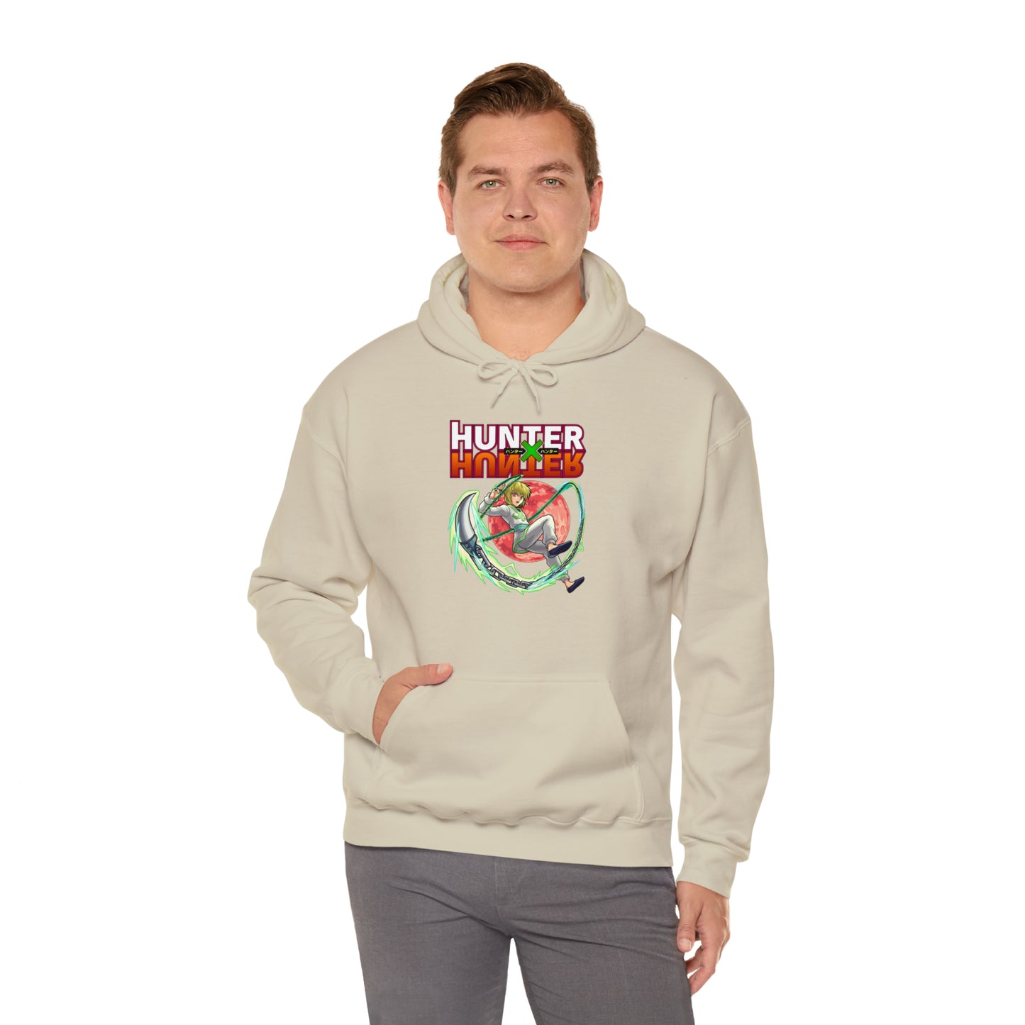 3MLLC | Kurapika Hunter X Hunter Anime Manga Hoodie Unisex Heavy Blend™ Hooded Sweatshirt