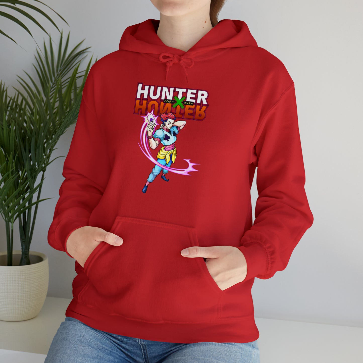 3MLLC | Hisoka Hunter x Hunter Anime Manga Unisex Heavy Blend™ Hooded Sweatshirt