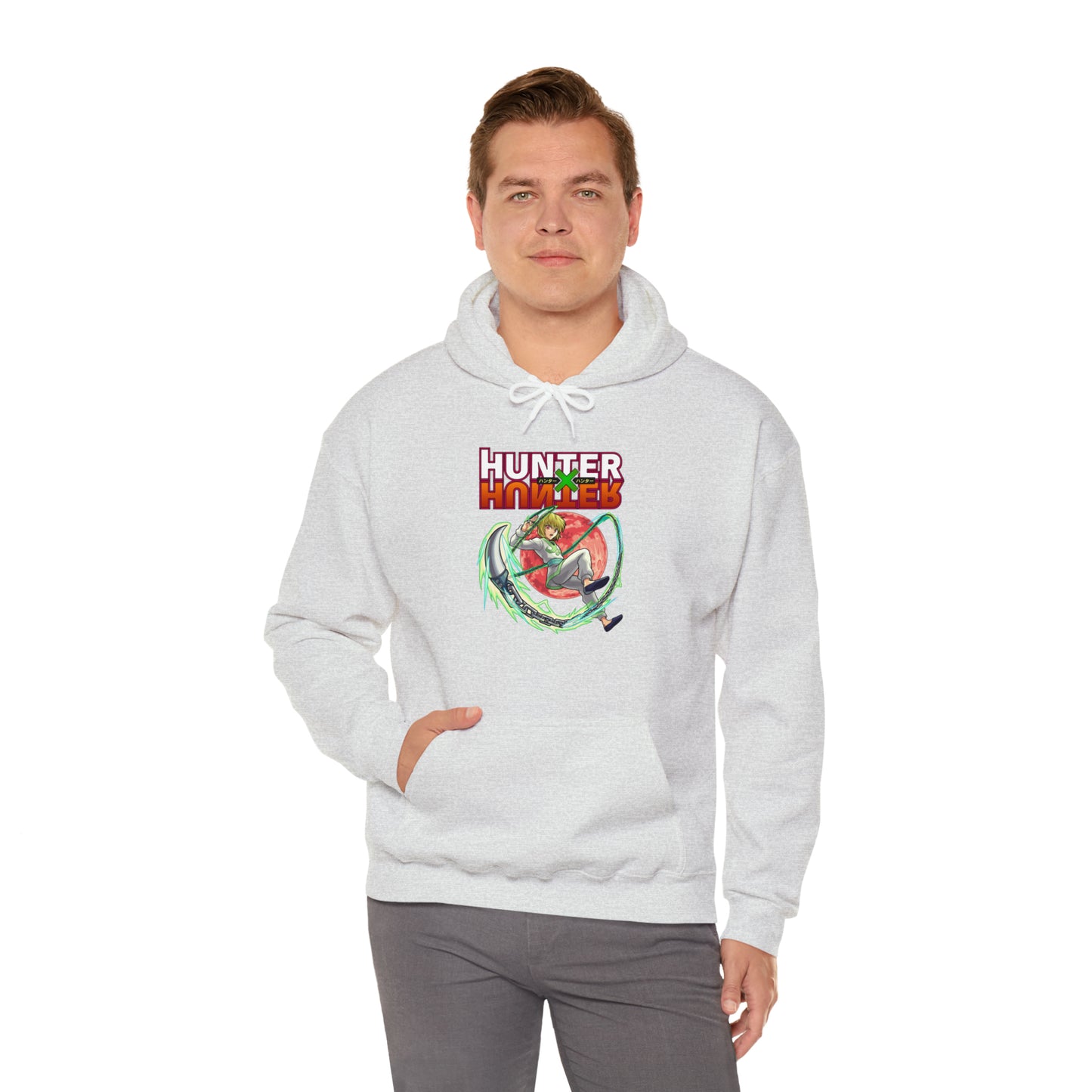 3MLLC | Kurapika Hunter X Hunter Anime Manga Hoodie Unisex Heavy Blend™ Hooded Sweatshirt