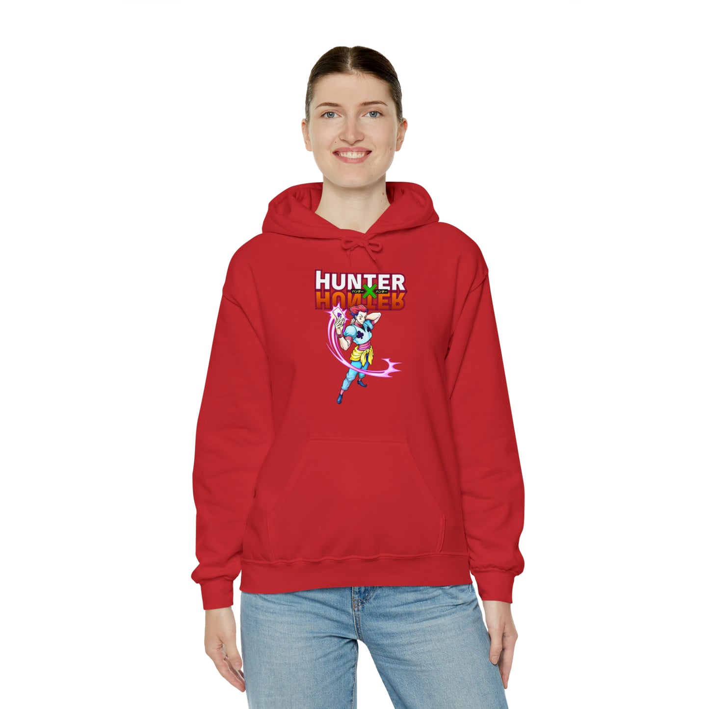 3MLLC | Hisoka Hunter x Hunter Anime Manga Unisex Heavy Blend™ Hooded Sweatshirt