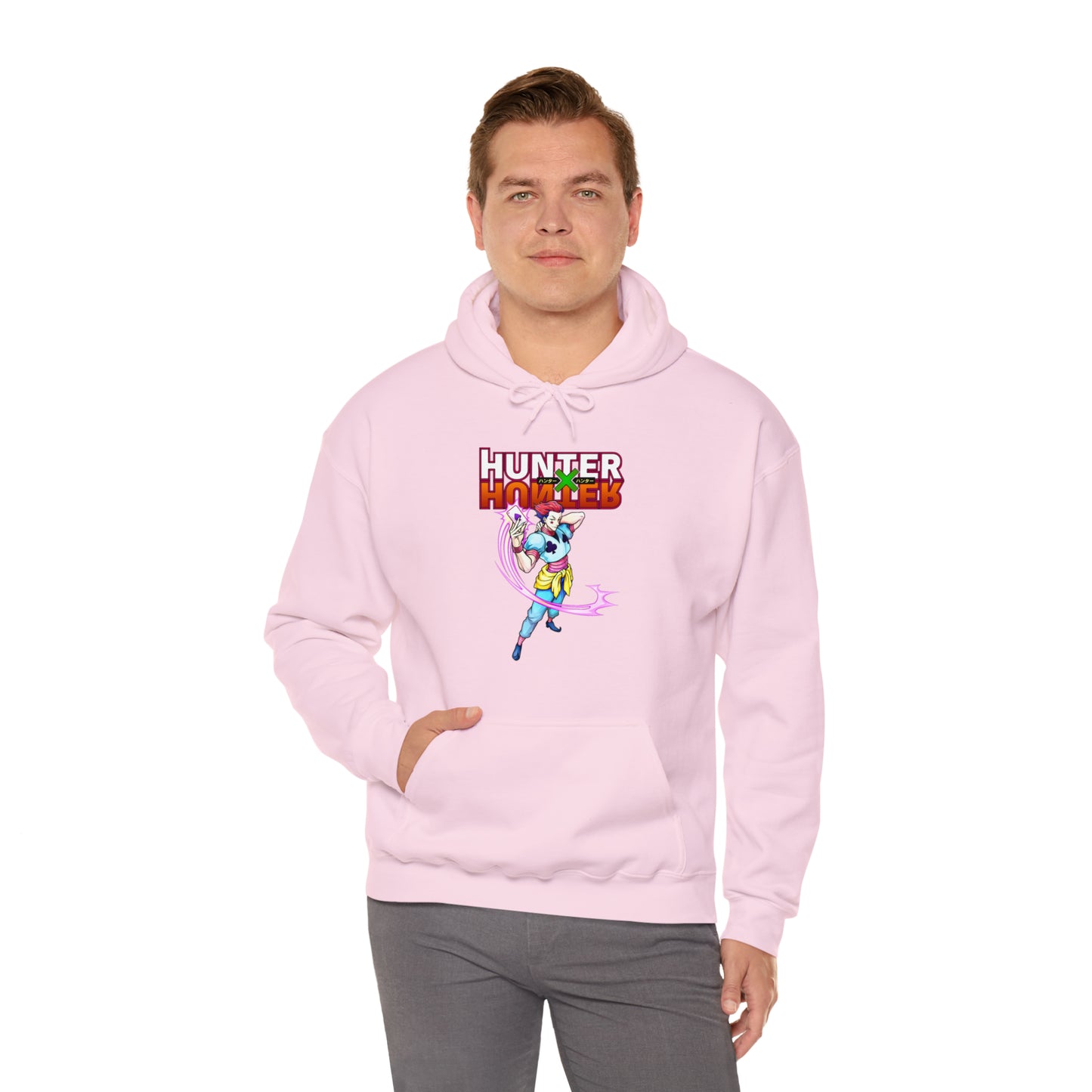 3MLLC | Hisoka Hunter x Hunter Anime Manga Unisex Heavy Blend™ Hooded Sweatshirt