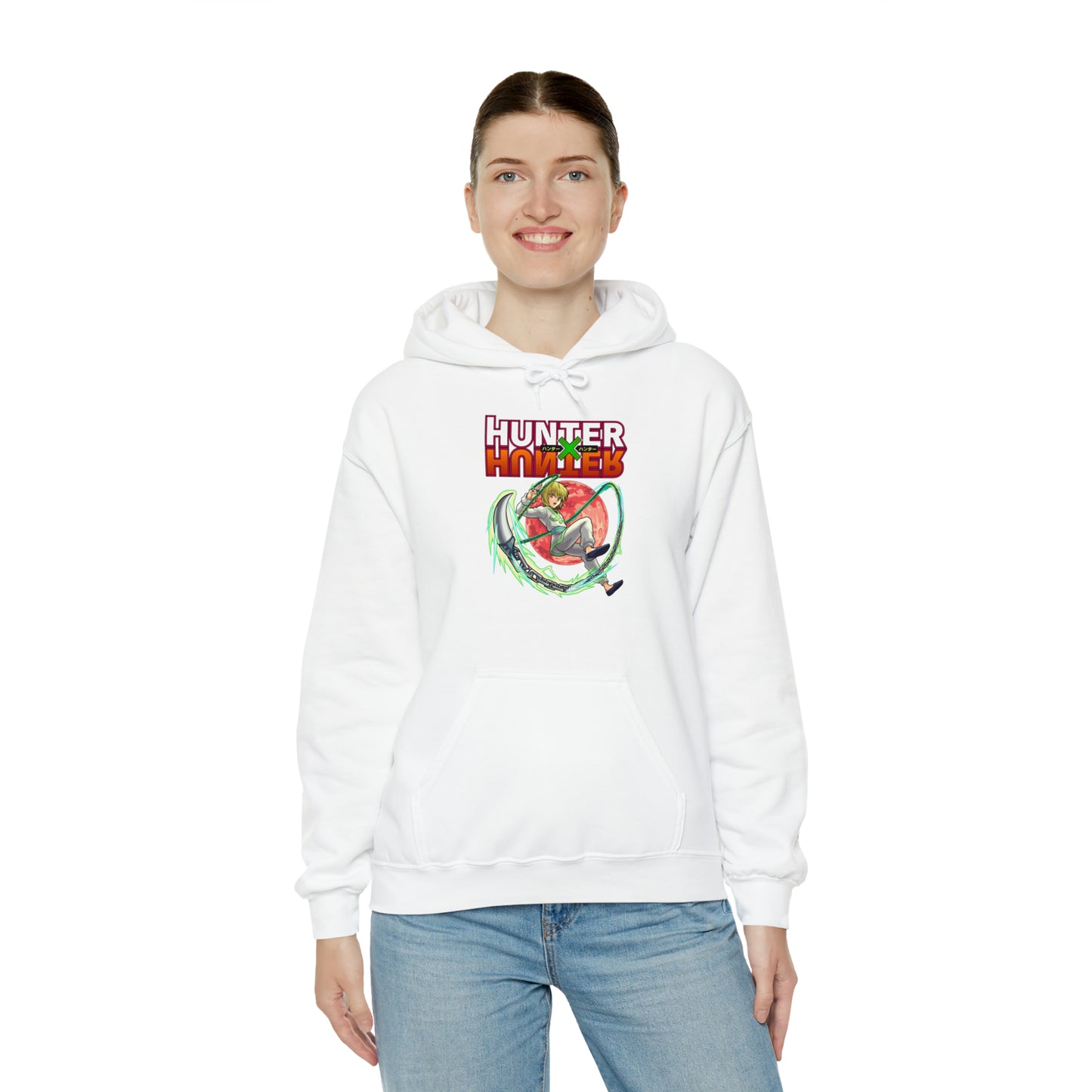 3MLLC | Kurapika Hunter X Hunter Anime Manga Hoodie Unisex Heavy Blend™ Hooded Sweatshirt