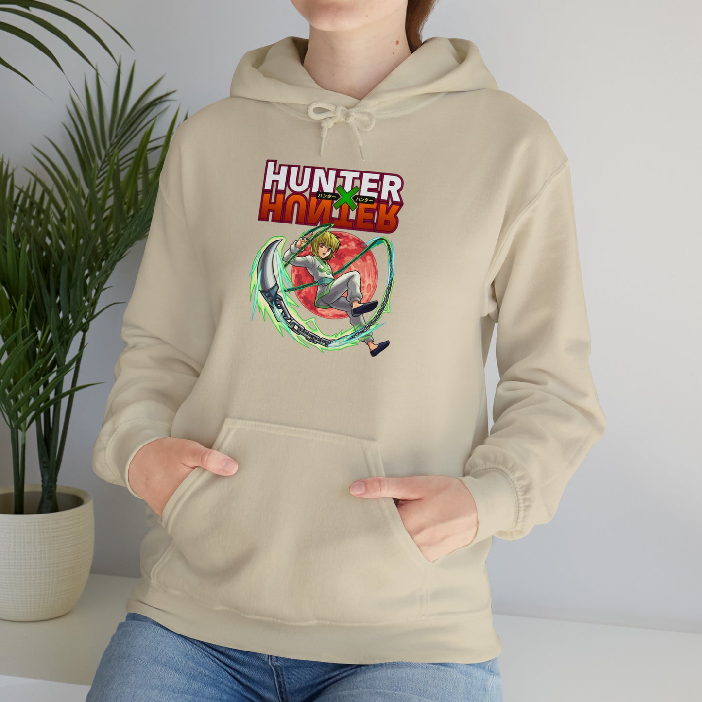 3MLLC | Kurapika Hunter X Hunter Anime Manga Hoodie Unisex Heavy Blend™ Hooded Sweatshirt