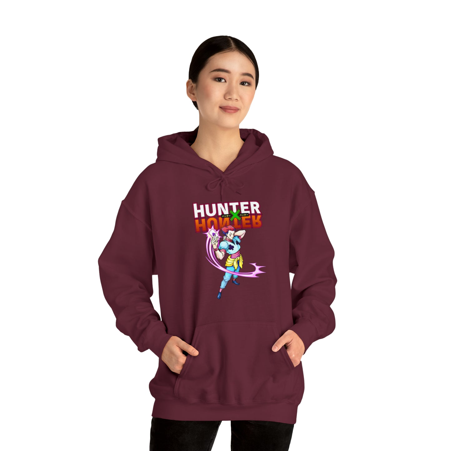 3MLLC | Hisoka Hunter x Hunter Anime Manga Unisex Heavy Blend™ Hooded Sweatshirt