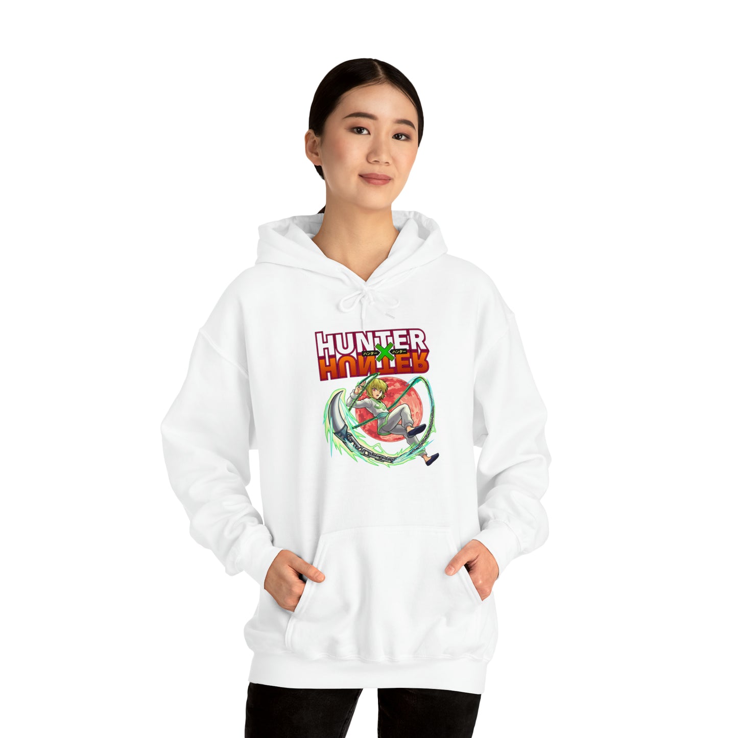 3MLLC | Kurapika Hunter X Hunter Anime Manga Hoodie Unisex Heavy Blend™ Hooded Sweatshirt