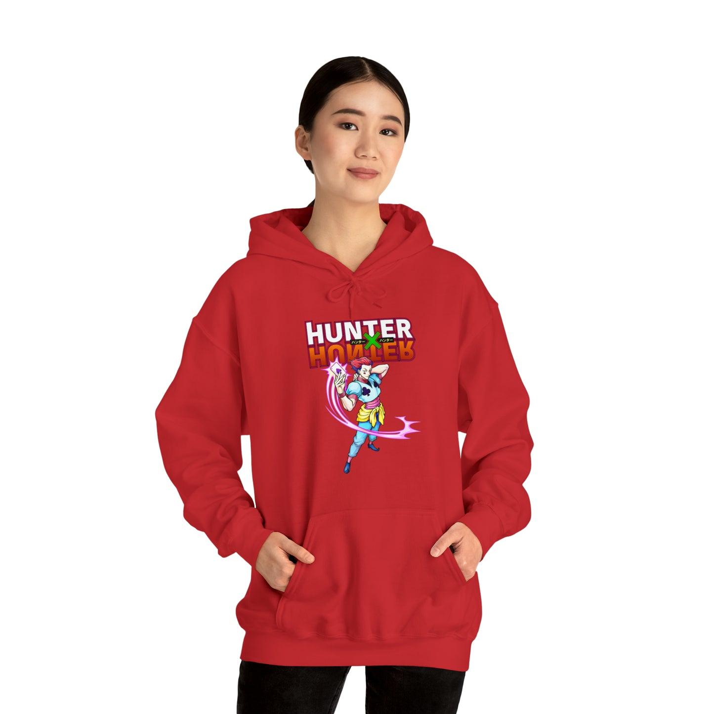 3MLLC | Hisoka Hunter x Hunter Anime Manga Unisex Heavy Blend™ Hooded Sweatshirt