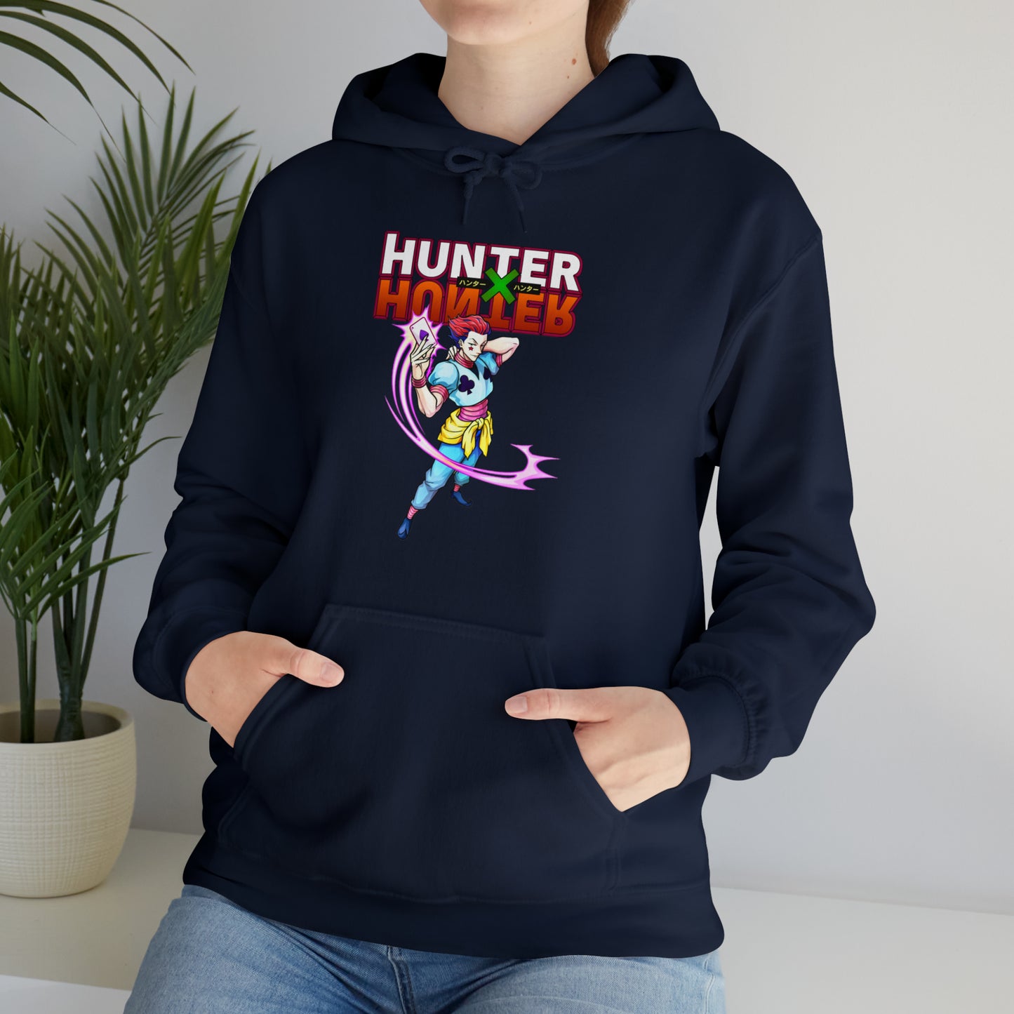 3MLLC | Hisoka Hunter x Hunter Anime Manga Unisex Heavy Blend™ Hooded Sweatshirt