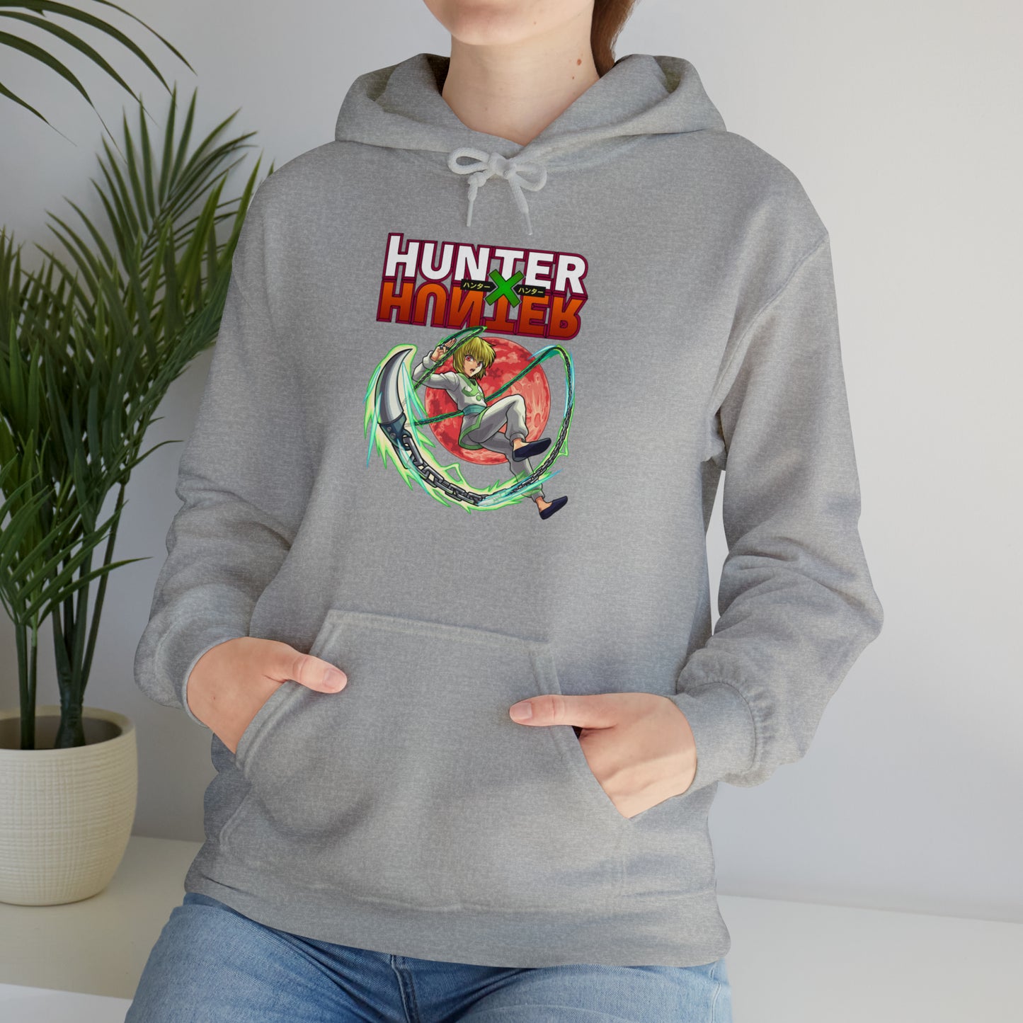3MLLC | Kurapika Hunter X Hunter Anime Manga Hoodie Unisex Heavy Blend™ Hooded Sweatshirt