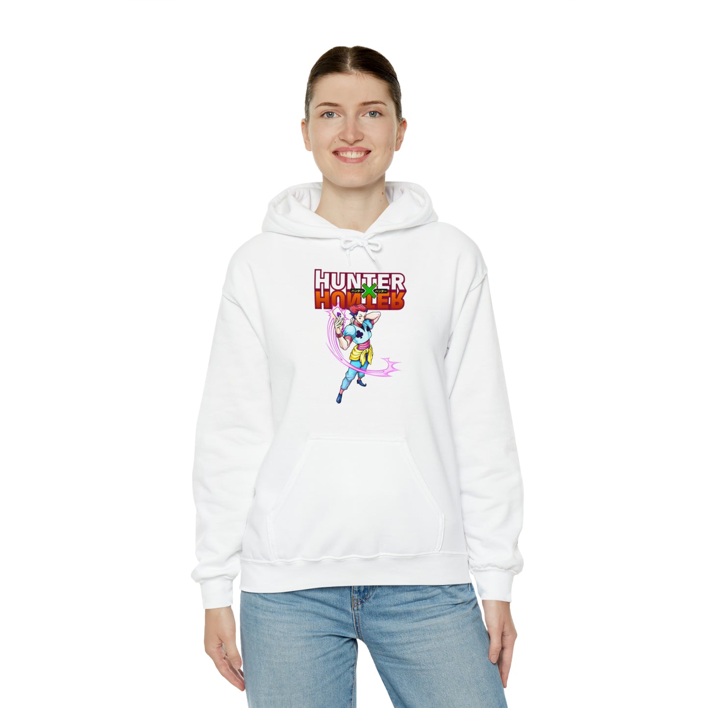3MLLC | Hisoka Hunter x Hunter Anime Manga Unisex Heavy Blend™ Hooded Sweatshirt