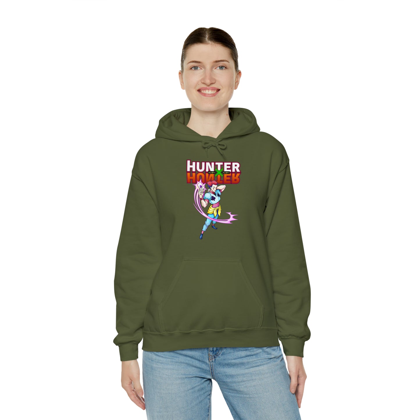 3MLLC | Hisoka Hunter x Hunter Anime Manga Unisex Heavy Blend™ Hooded Sweatshirt